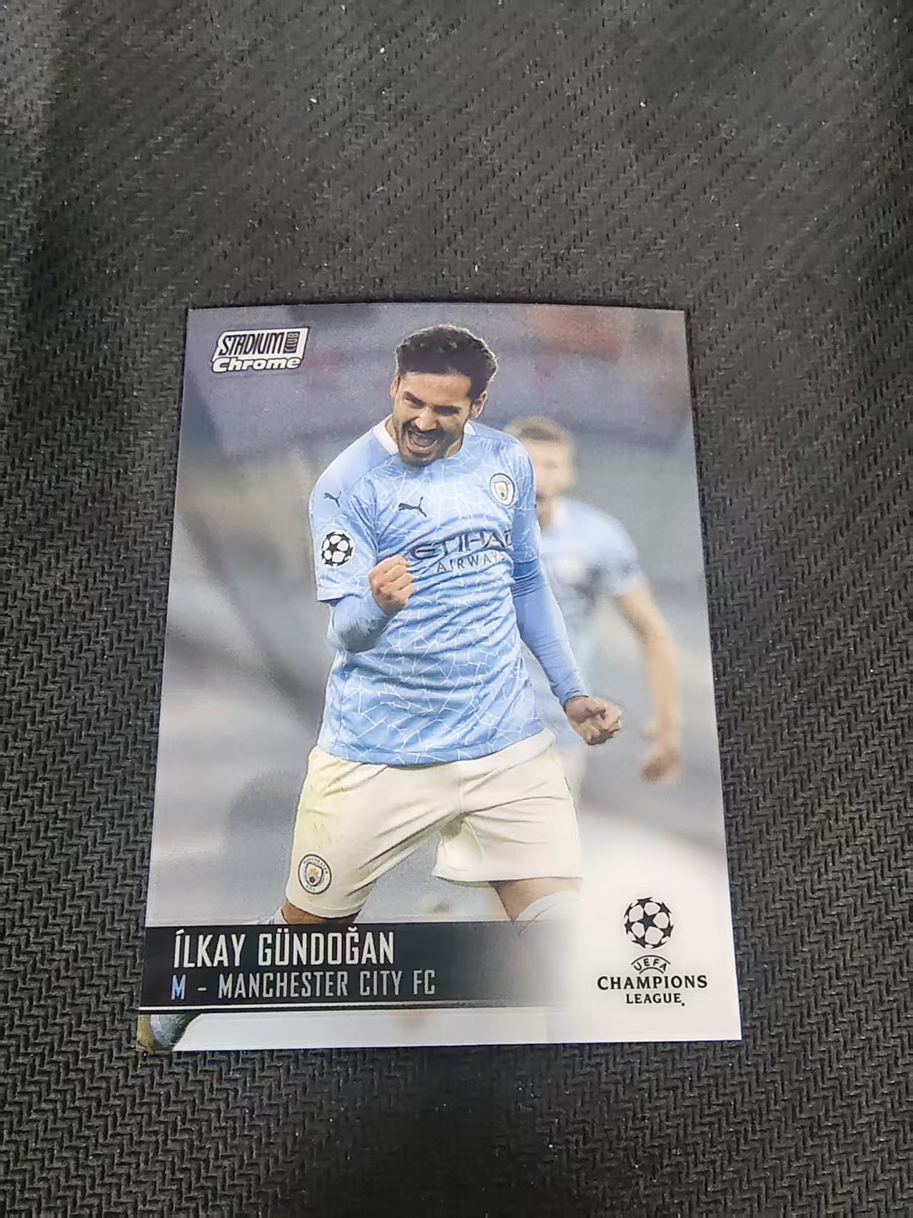 【可合并,不累计】2021 Topps Stadium Club Chrome İlkay Gündoğan 曼城 京多安 竞技场 欧冠 划痕 边角瑕疵 #66