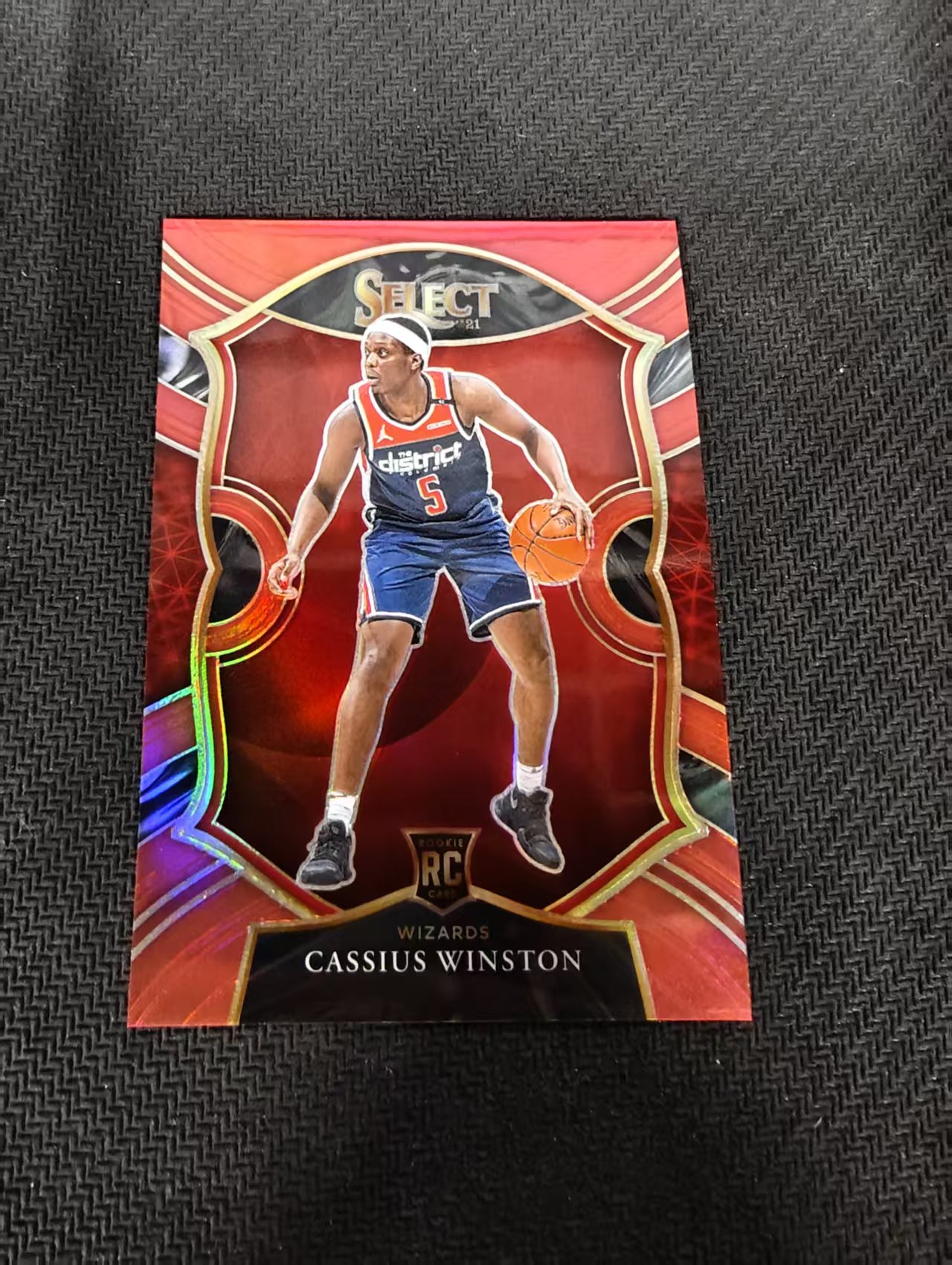 【汽水拍卖】2020-21 Panini Select Cassius Winston RC 卡修斯温斯顿 奇才 rc新秀 红折 199编 瑕疵如图