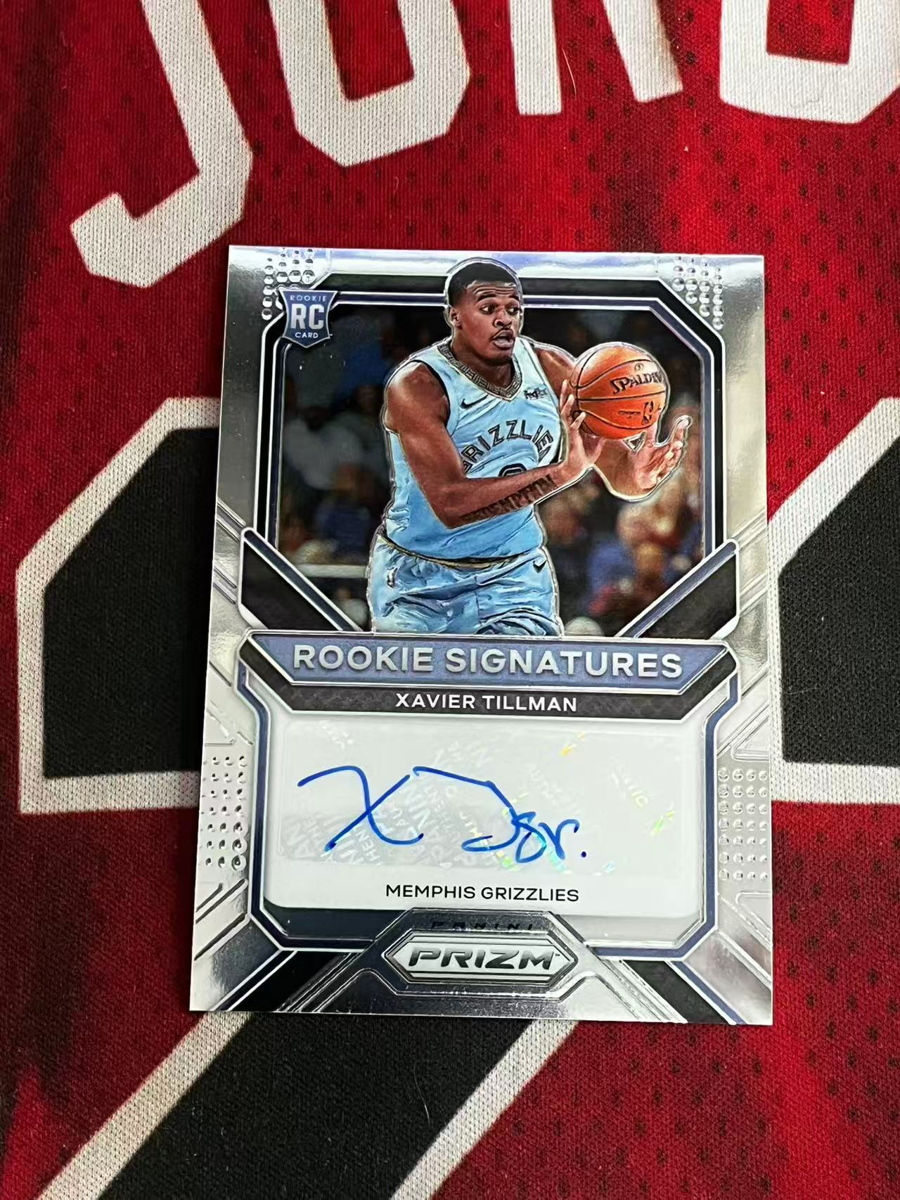 【接寄拍费率低至5%含卡淘手续费】2020-21 PANINI PRIZM PZ系列 灰熊 新秀RC 泽维尔蒂尔曼 签字卡 正新秀签 专收凑套必备【烂臭嘴拍卖】