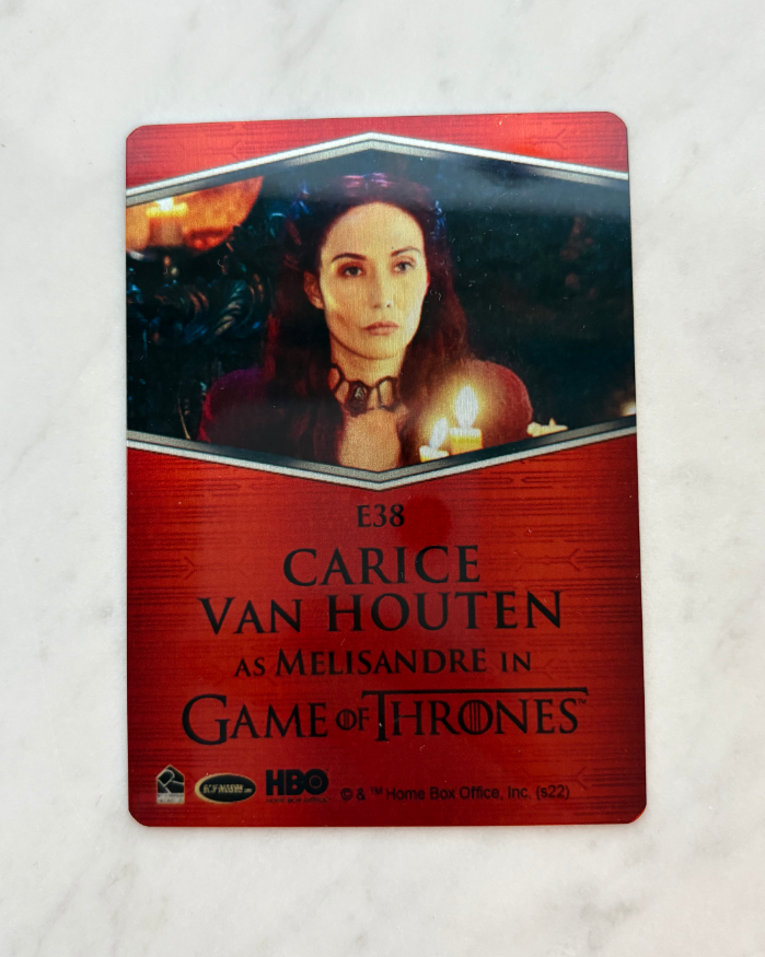 2022 Other Game of Thrones Carice van Houten HBO 权游 权利的游戏 权力的游戏 冰与火之歌 卡里斯 范 侯登 红女巫 台词铁板 实卡漂亮 凑套必备