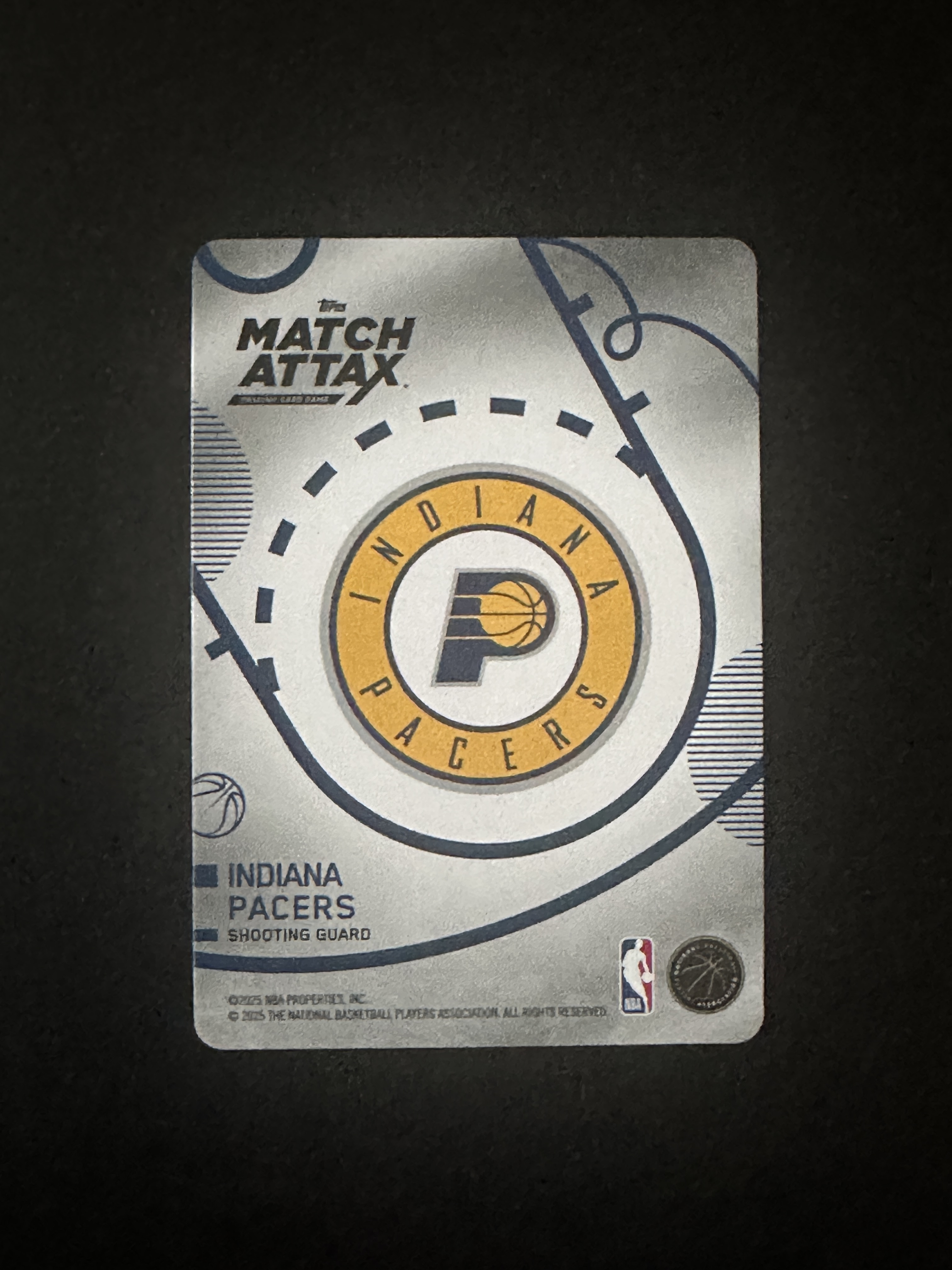 2025 Topps Match Attax Bennedict Mathurin 卡游 步行者 马图林 马瑟林 编号29 白金版 银折 折射 凑套必备 卡品如图