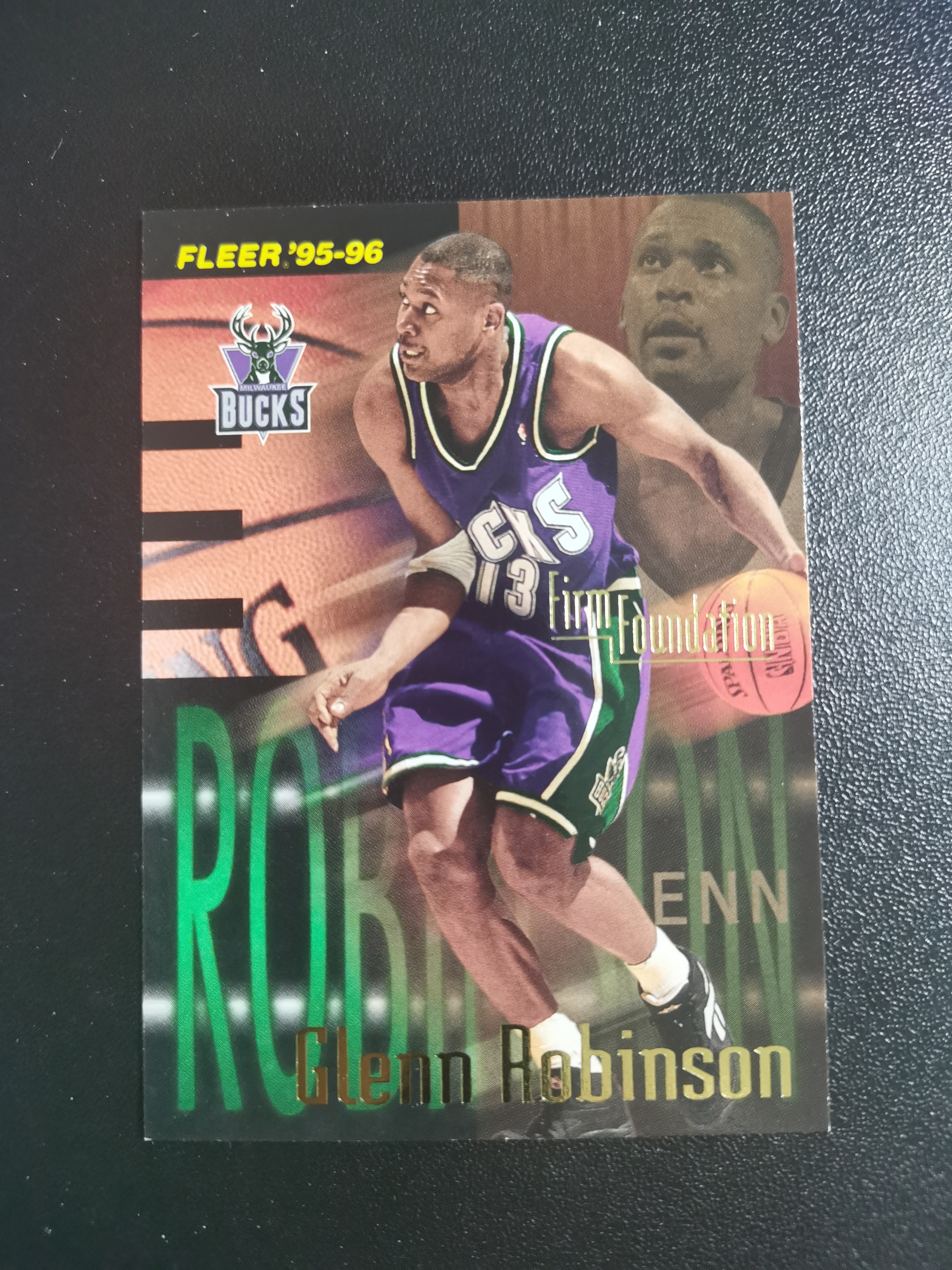 1996 Fleer Fleer Glenn Robinson 大狗 罗宾逊 雄鹿门面 经典老特 收藏凑套 卡品如图 免费代拍(CLB17)