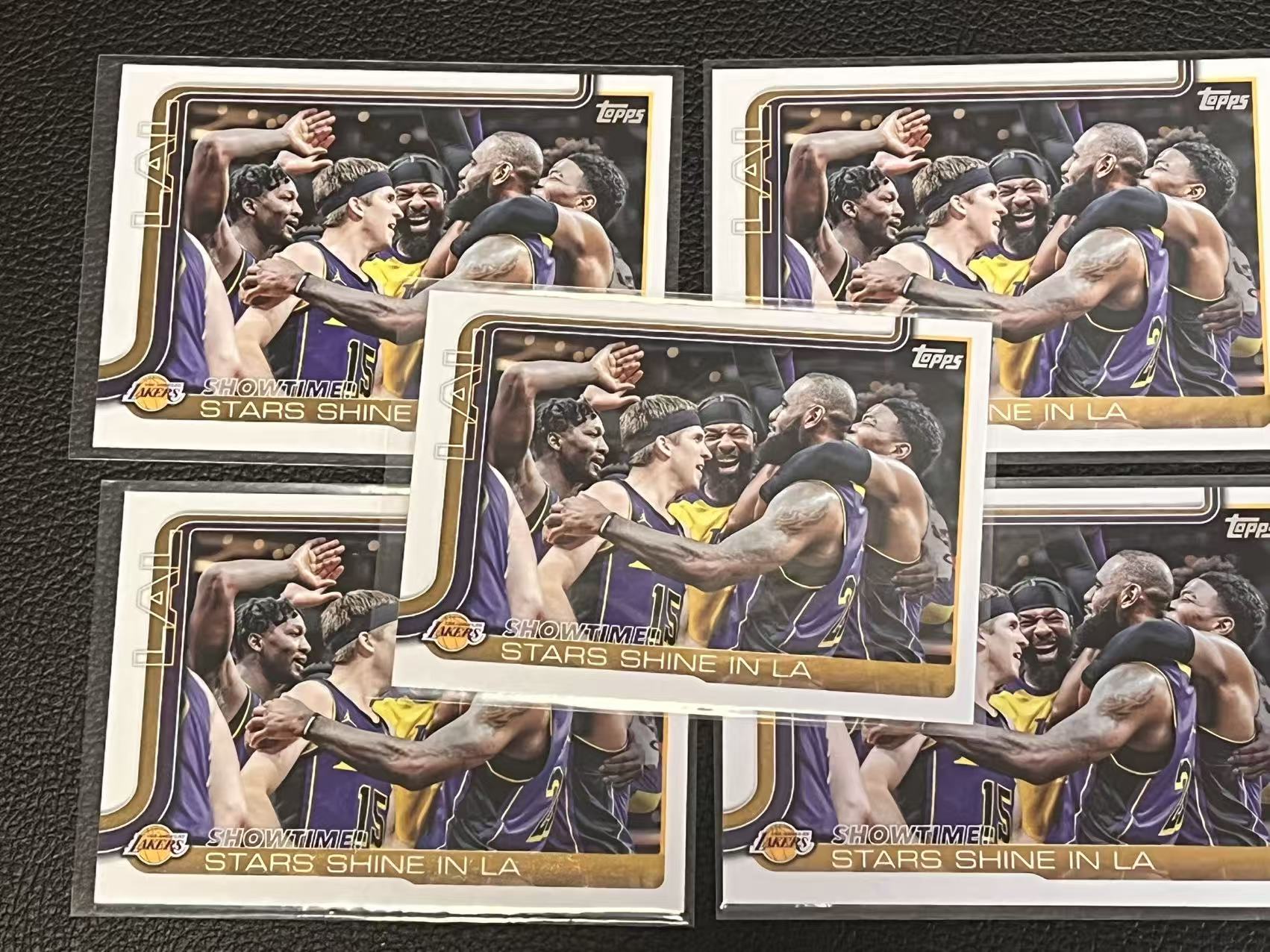 2025 Topps Topps LeBron James 湖人 勒布朗 詹姆斯 base 5张【小姨 孔】
