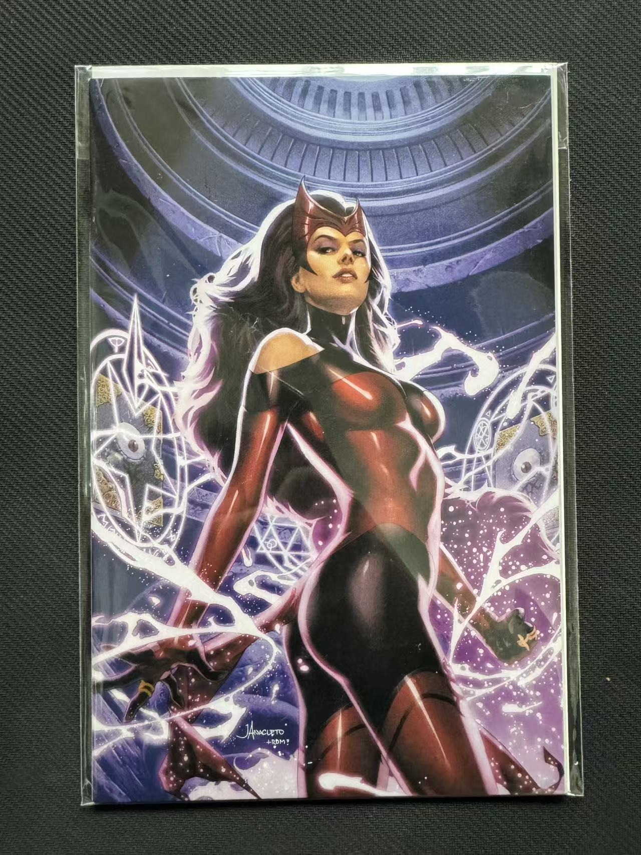 2025 Marvel 美漫 期刊杂志 猩红女巫 处女变体 官方漫画 美漫期刊 杂志书刊 变体、贸易、小标 带膜带背板