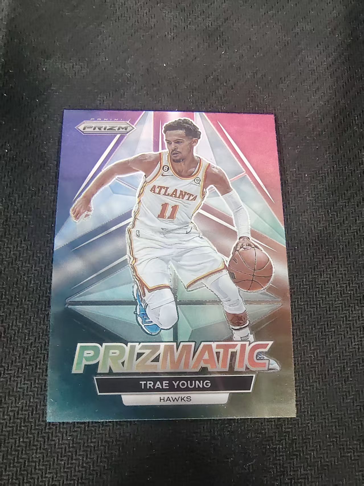 【可合并,不累计】2022-23 Panini Prizm Trae Young 老鹰 特雷 杨 纽约市长 棱镜特卡 PZ 划痕 边角微瑕 介意勿拍 #10