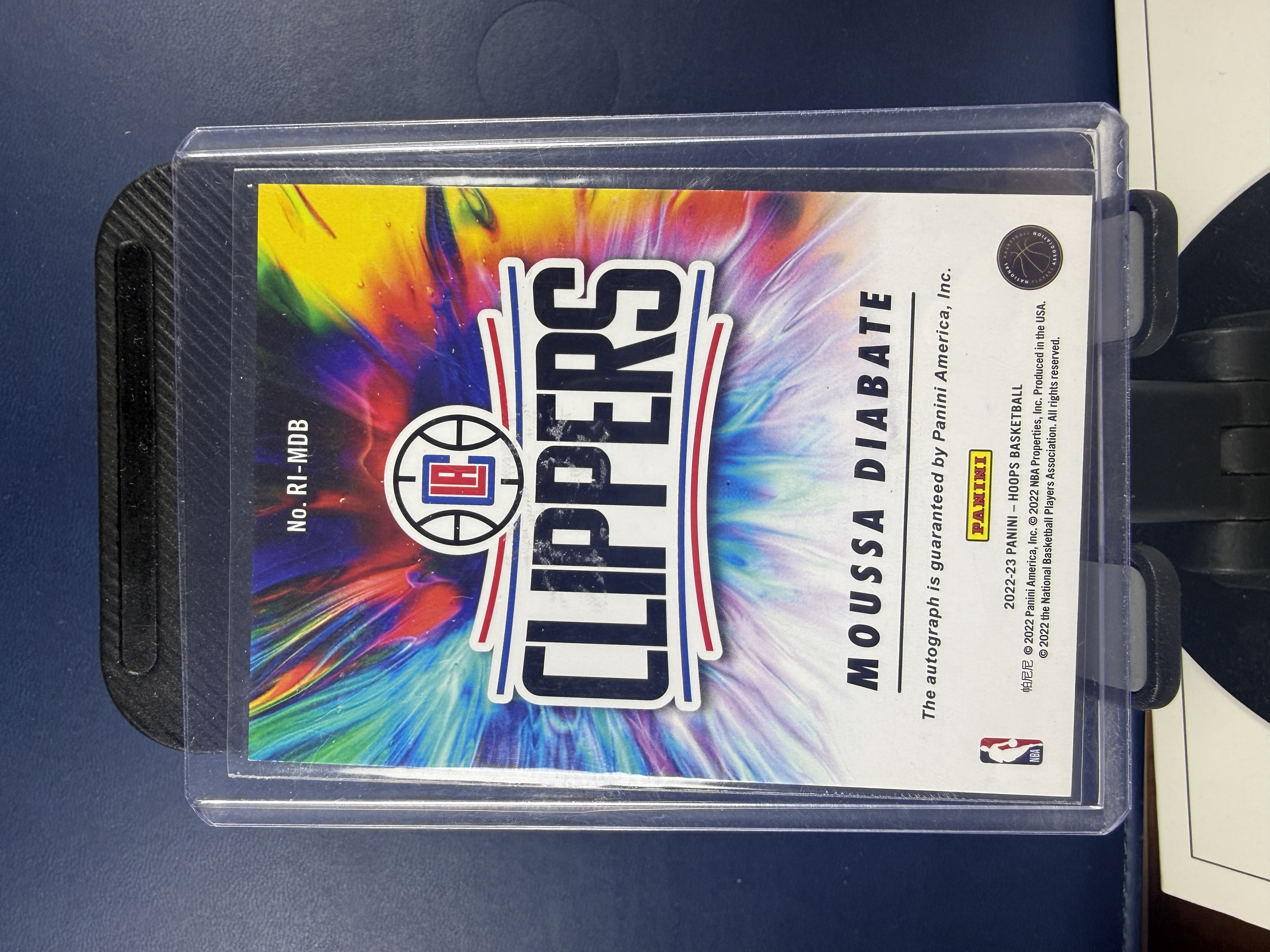 2022-23 Panini NBA Hoops 快船 穆萨·迪亚巴特 新秀 签字 (海绵)