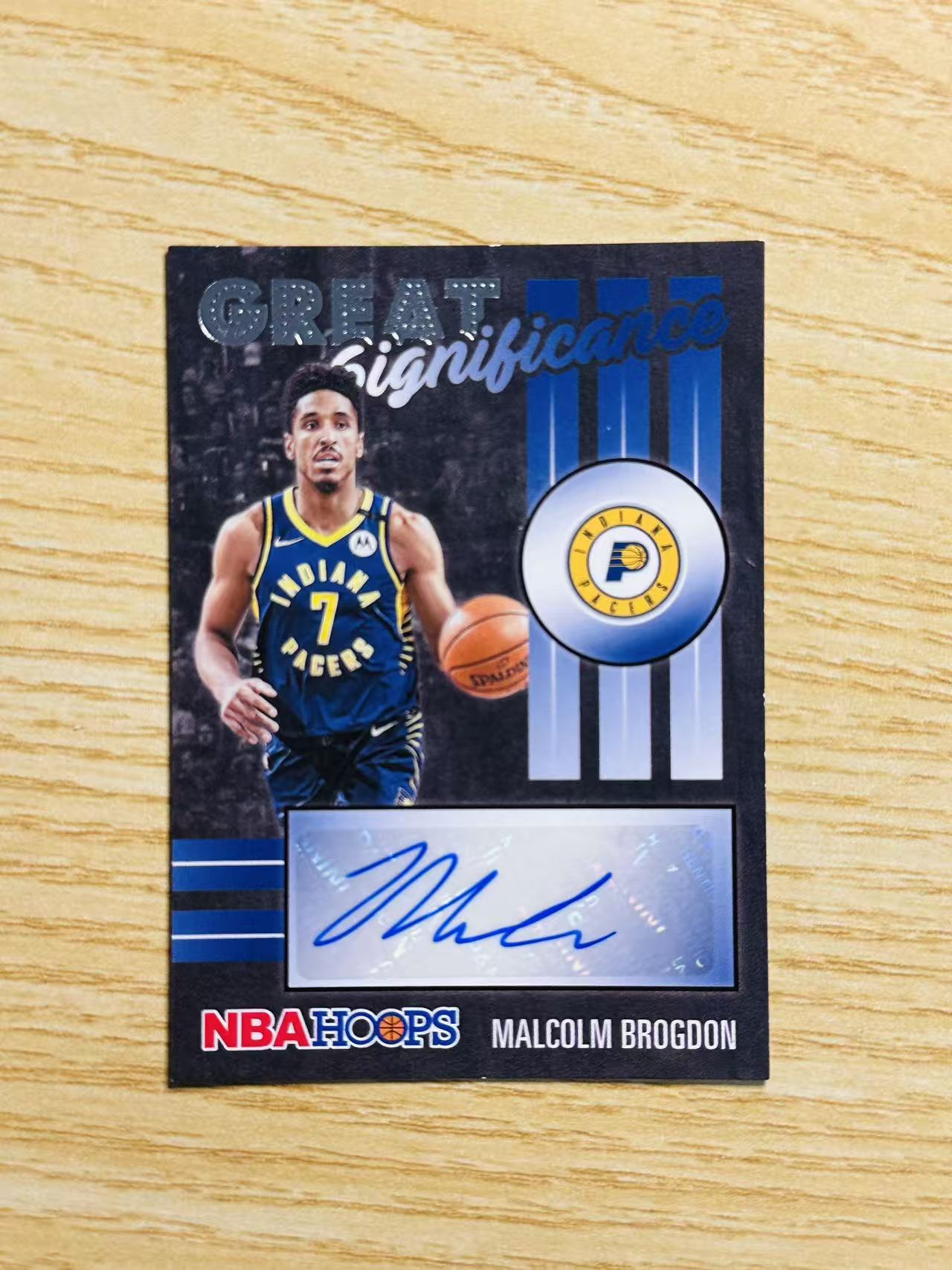 2020-21 Panini NBA Hoops Malcolm Brogdon 嘿嘿代卖 马尔科姆 布罗格登 签字 步行者 收藏必备