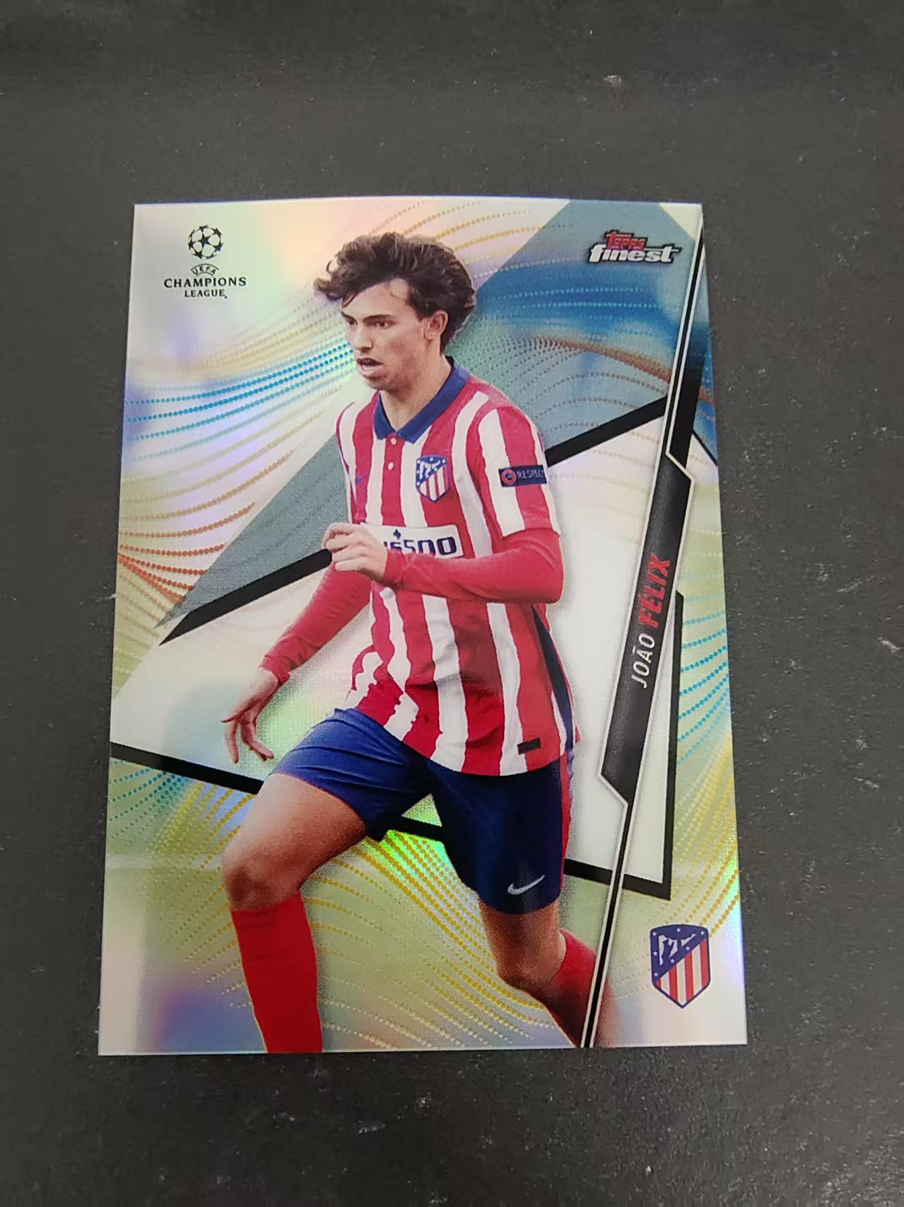 【可合并,不累计】2021 Topps Finest Joao Felix 欧冠 马德里竞技 马竞 菲利克斯 银折 #14
