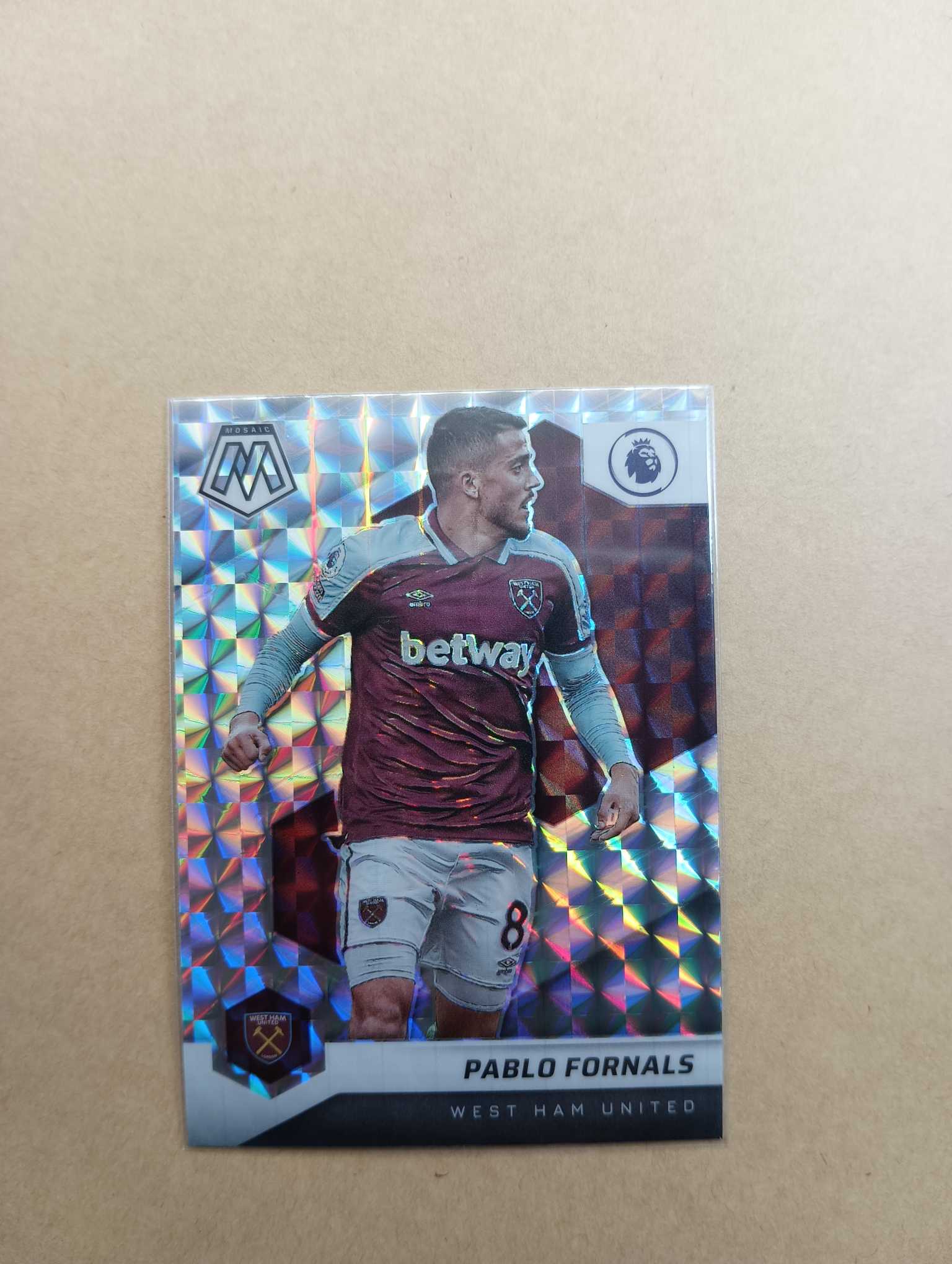 2022 Panini Mosaic Pablo Fornals 弗纳尔斯 西汉联姆 马赛克折 好人卡 投资必备！