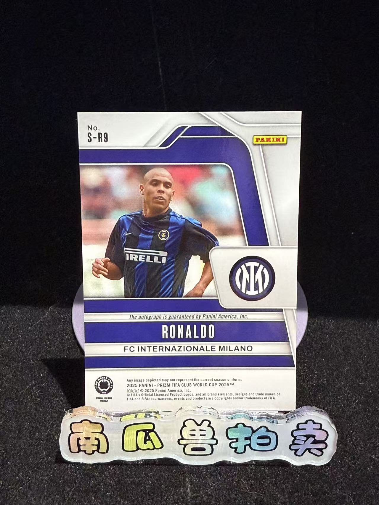 2025 Panini Prizm Ronaldo 世俱杯PZ 国际米兰 罗纳尔多 大罗 签字 签名 不保卡品 南瓜兽瓜哥11.20