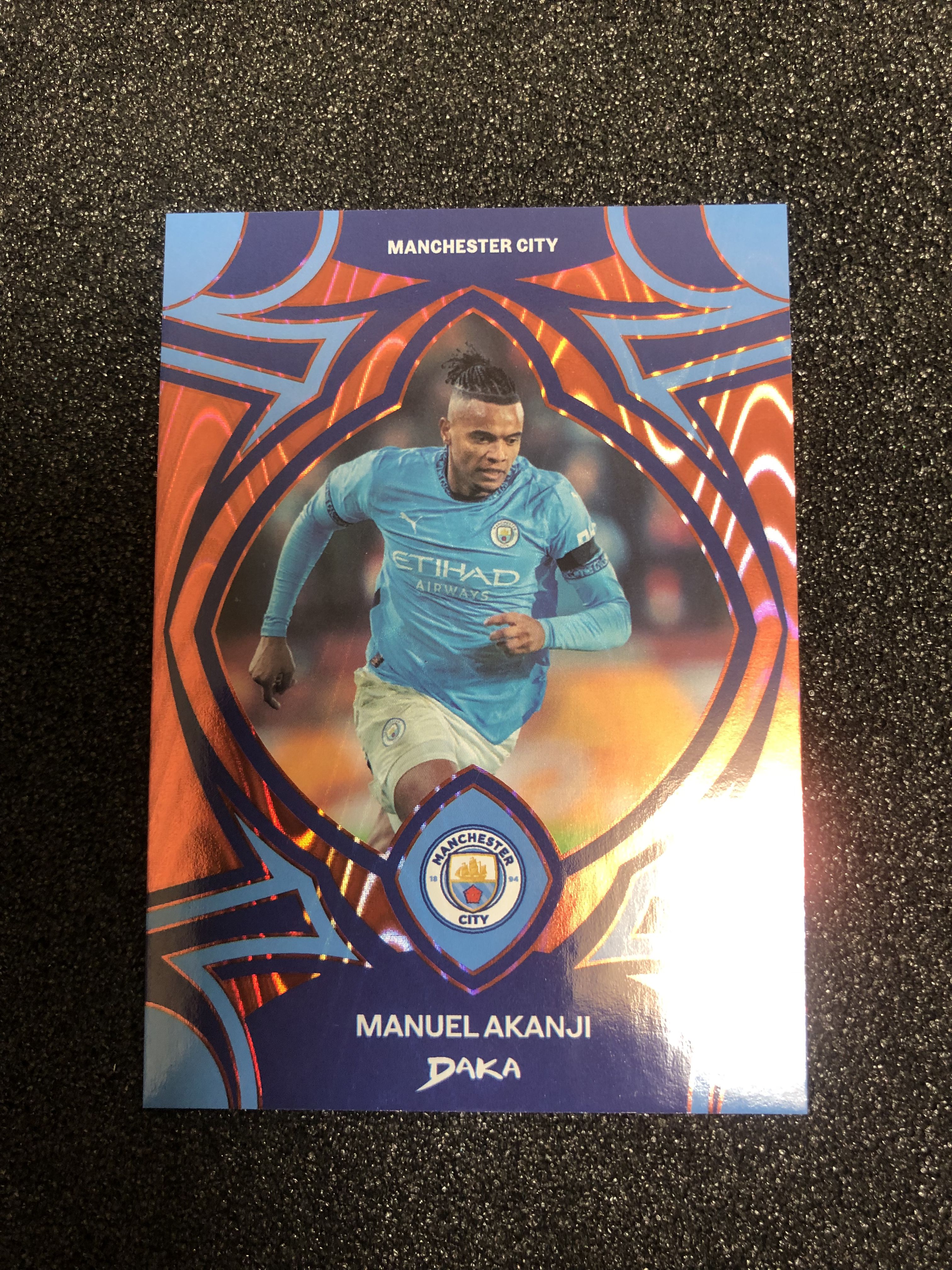 2025 DAKA 曼城足球俱乐部 Manuel Akanji 曼城队盒 阿坎吉 瑞士 49编 43/49 卡品如图 凑套收藏必备
