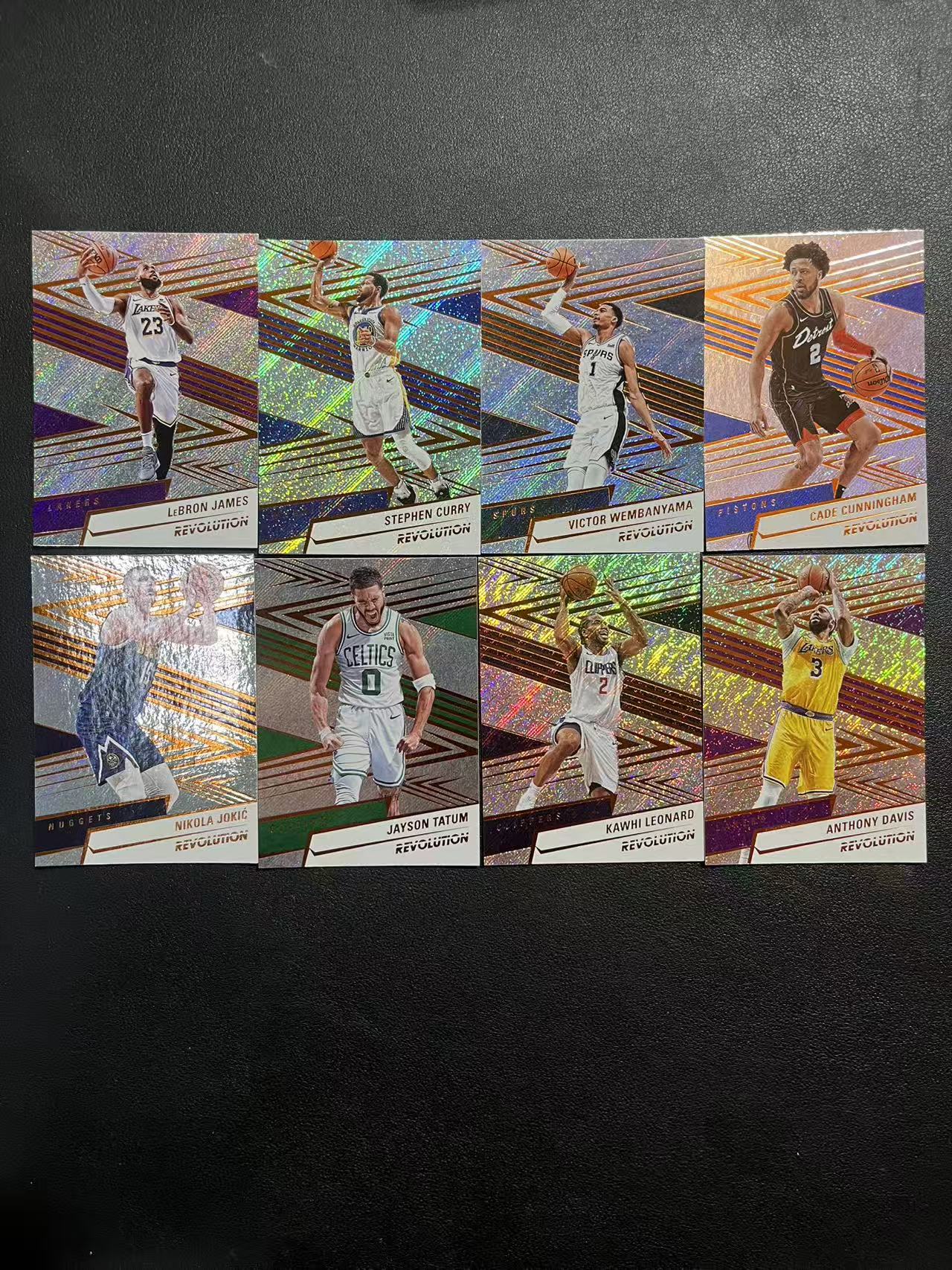 2024-25 Panini Revolution Victor Wembanyama 革命 维克托 文班亚马 勒布朗 詹姆斯 斯蒂芬 库里 cc 塔图姆 约基奇 base 折射 8张 如图 龙龙龙