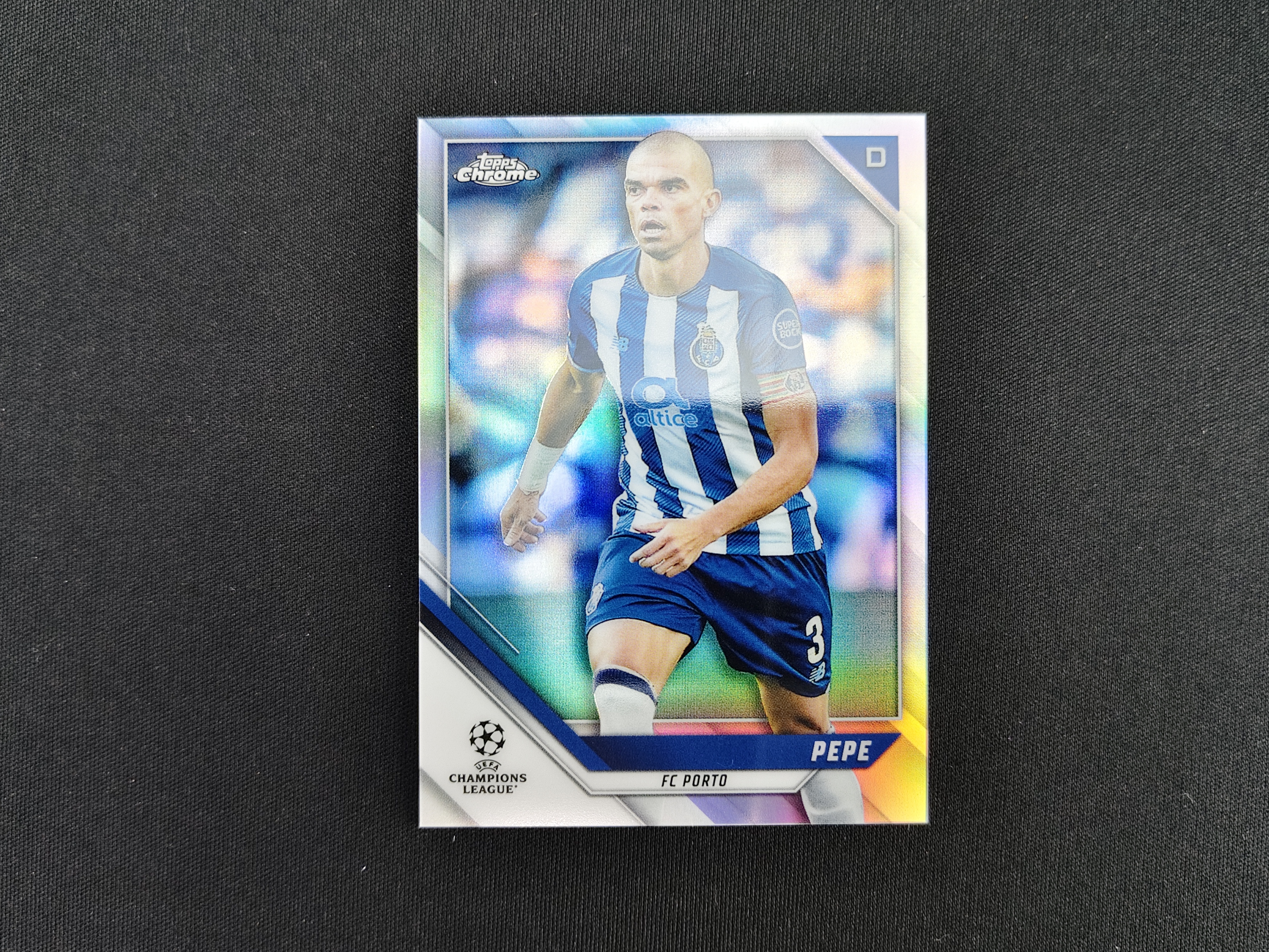 2022 Topps Chrome Pepe 欧冠【免费接代拍】波尔图 佩佩 银折特卡 实卡精美 卡品如图