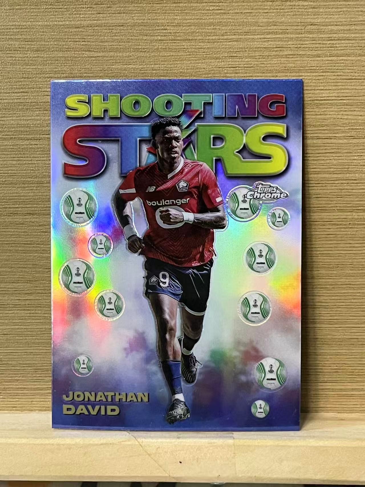 2024 Topps Chrome jonathan david 乔纳森戴维 里尔 特卡 欧冠 银折 实卡精美 收藏必备 A36