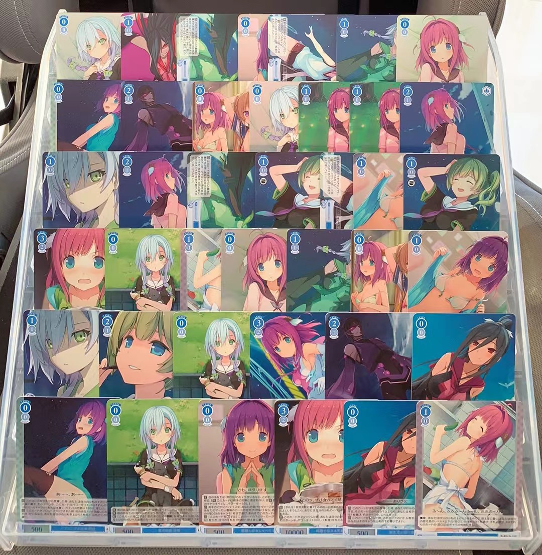 YX-Y 2025 TCG 武士道 黑白双翼 日版 WSR Rose sprite 雪碧社 蓝色SR闪卡 一图打包 收藏打牌必备 喜欢的老板不要错过(不累积)