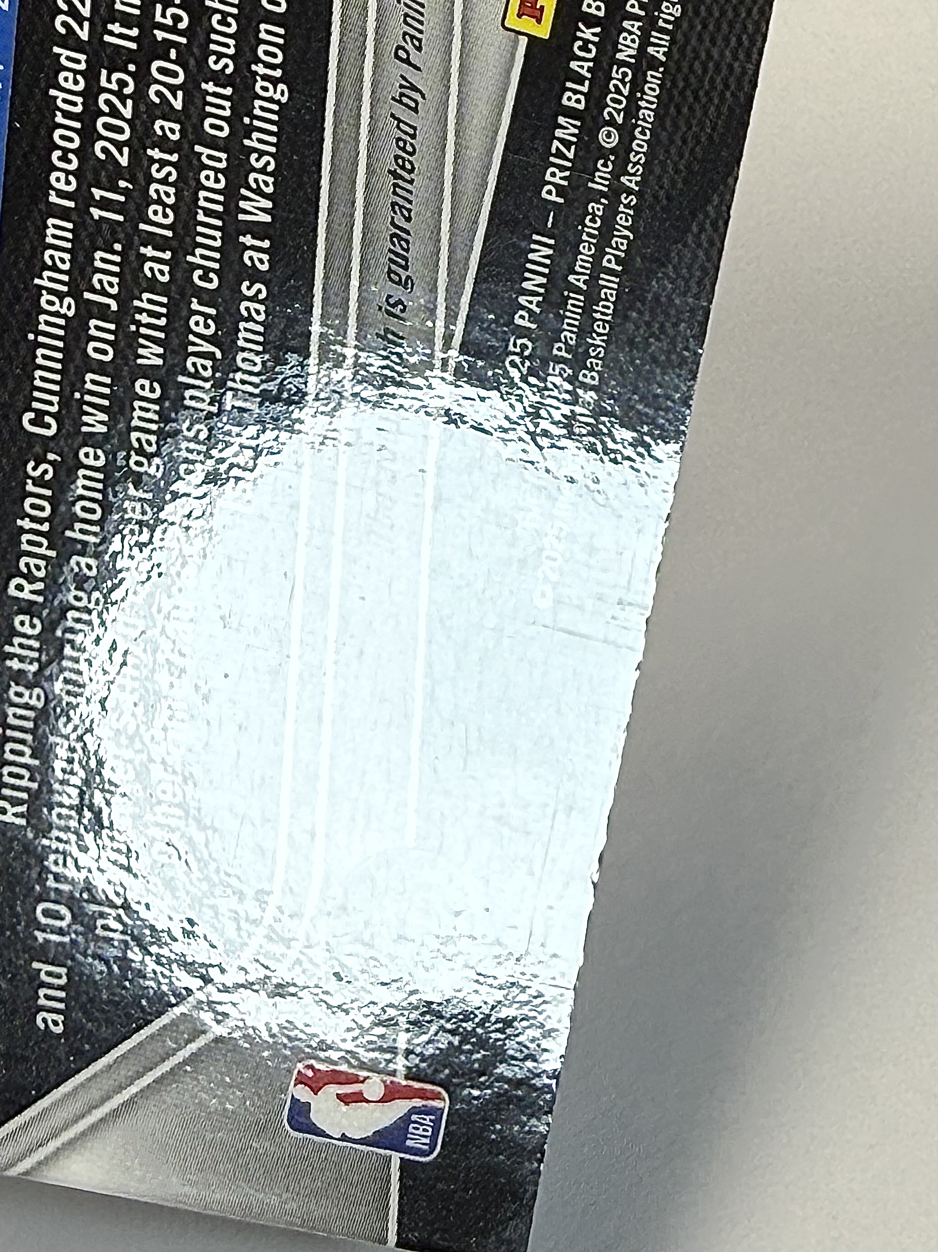 2024-25 Panini Prizm Black Cade Cunningham 凯德 康宁汉姆 签字 银折 招牌动作 正base签 活塞 坎宁安 凑套专收必备 墨迹如图卡品微瑕如图【DD】第二张