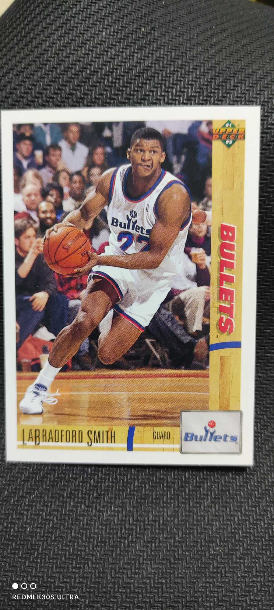1991 Upper Deck Basketball LaBradford Smith 拉布莱德福德 史密斯 子弹队 no.485 凑套必备 可累计