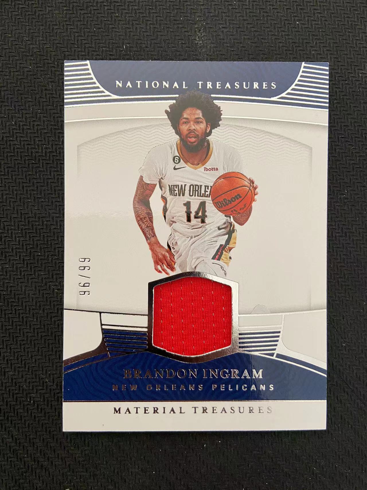 2022 23 Panini National Treasures Brandon Ingram 【nia噻代卖】国宝 鹈鹕队 布兰德 英格拉