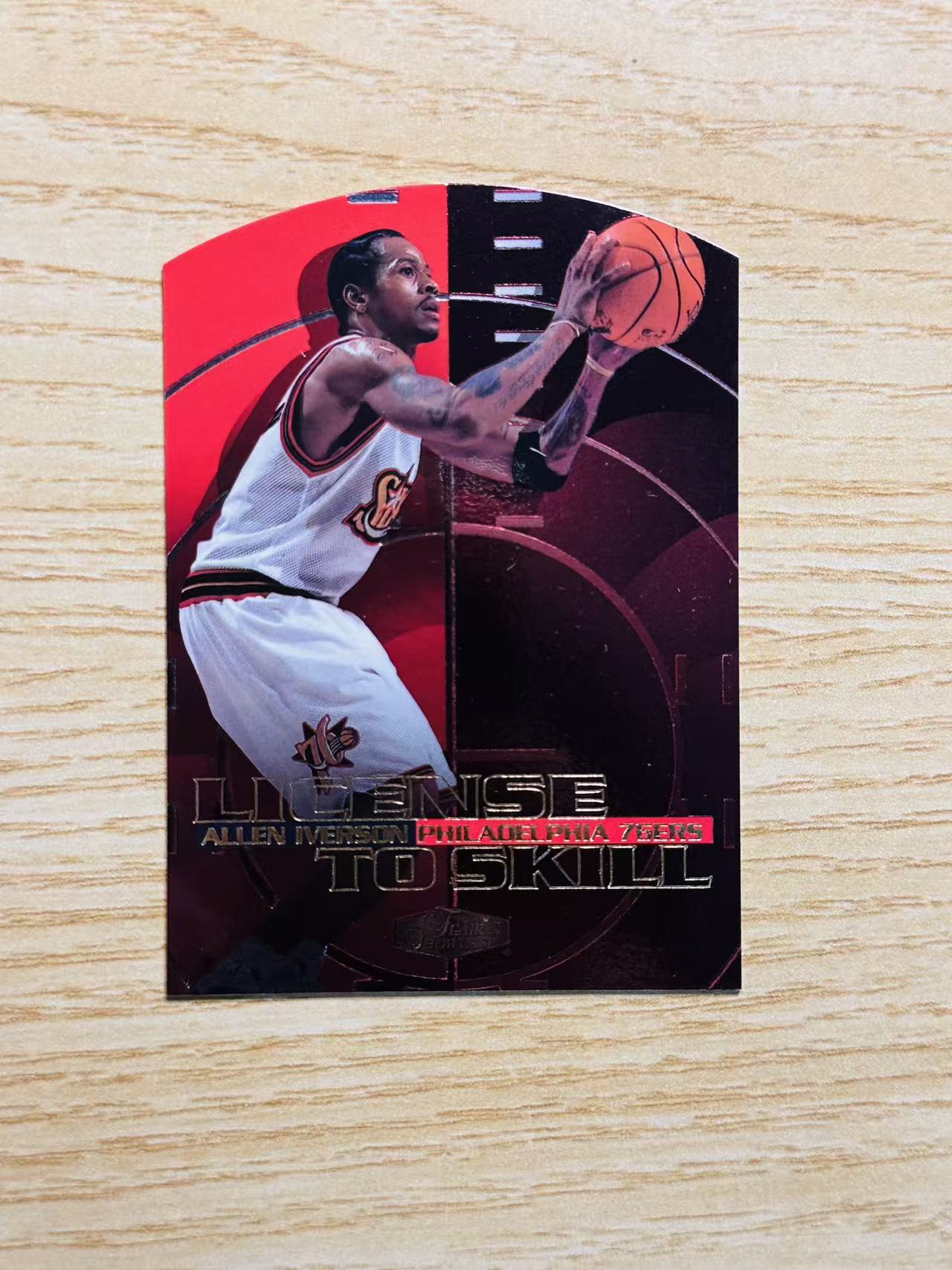 2000 Fleer skybox Allen Iverson 嘿嘿代卖 老卡 老特 异形 阿伦 艾弗森 AI 答案 费城76人 收藏必备