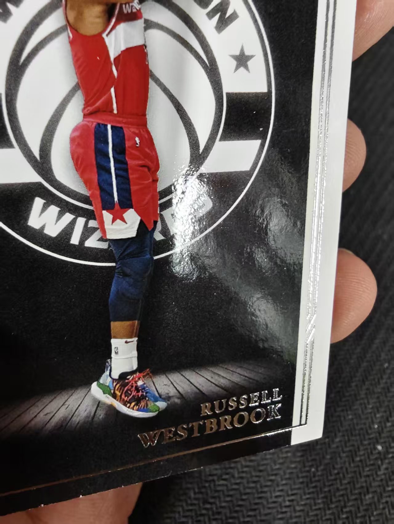 【汽水拍卖】2020-21 Panini Noir Russell Westbrook 威斯布鲁克 威少 奇才 99编 瑕疵如图