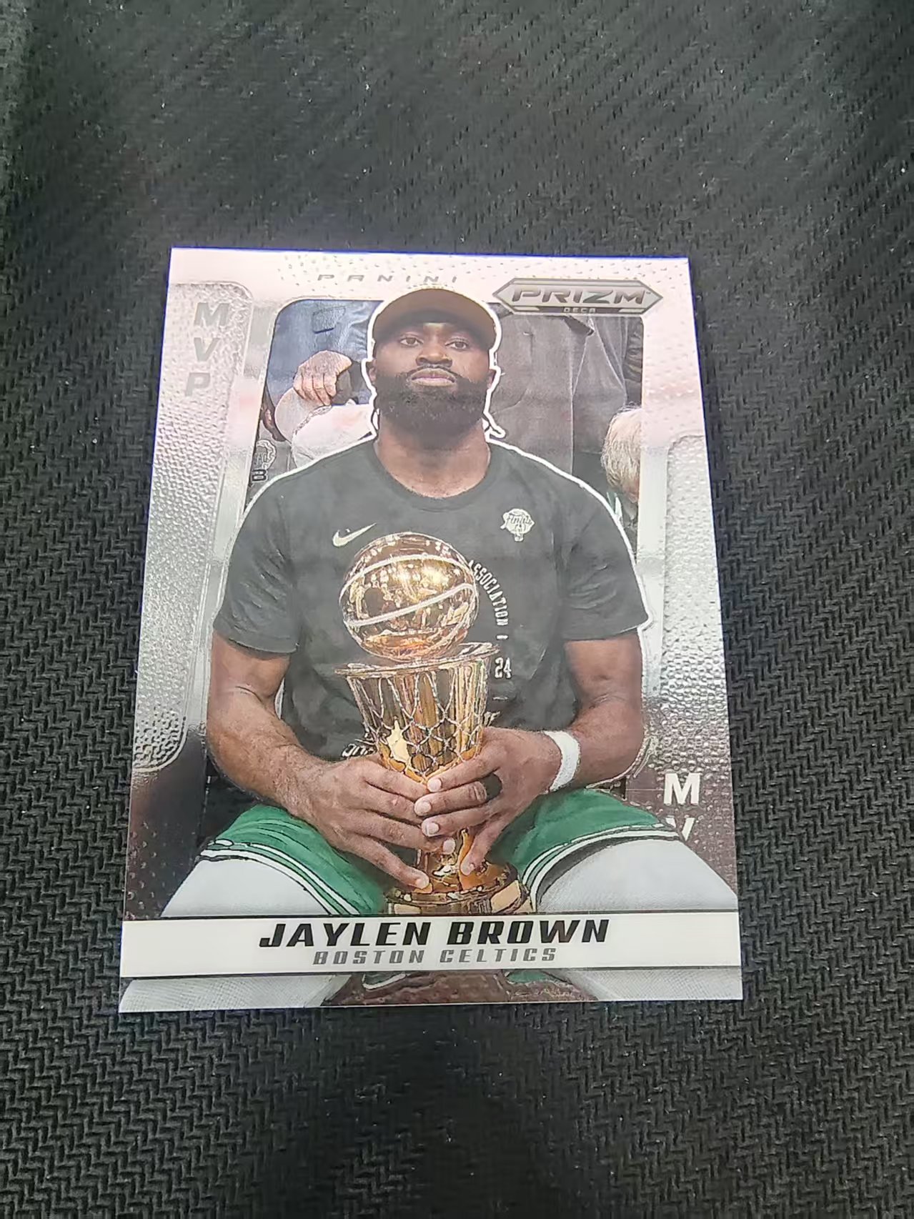 【可合并,不累计】2024-25 Panini Prizm DECA Jaylen Brown 杰伦 布朗 凯尔特人 复刻PZ MVP 捧杯 划痕 边角瑕疵 #291
