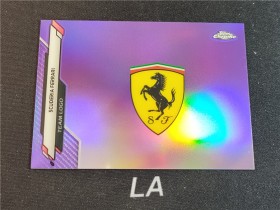 【LA拍卖】2020 Topps Chrome F1 元年 法拉利车队 车队队徽 Team Logo 紫折 /399 大比例SP 投资必备 KLZ