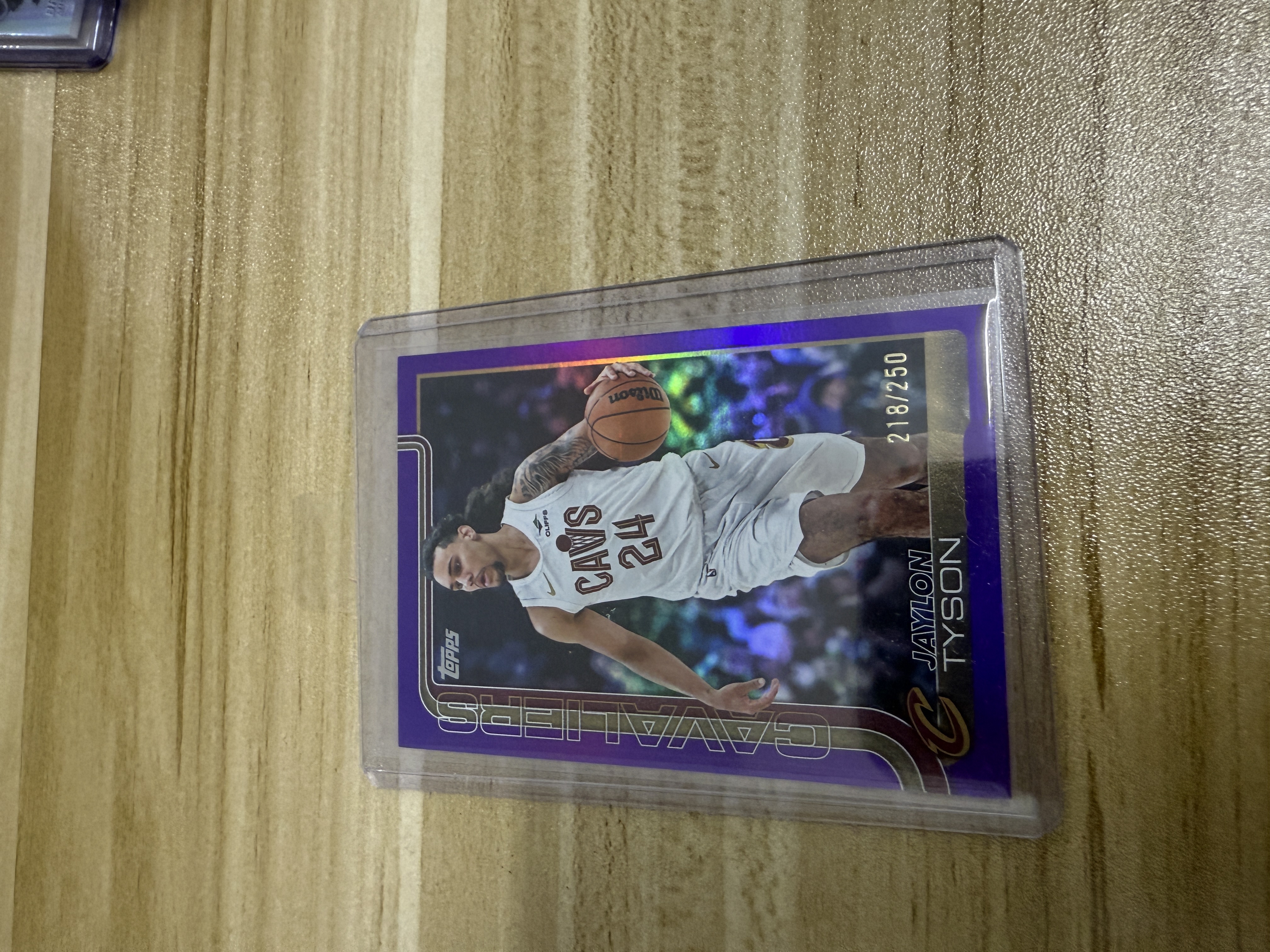 2025 Topps topps Jaylon Tyson 杰隆 泰森 250编 紫折平行 彩虹套必备 骑士 只发默认请看描述【KK】