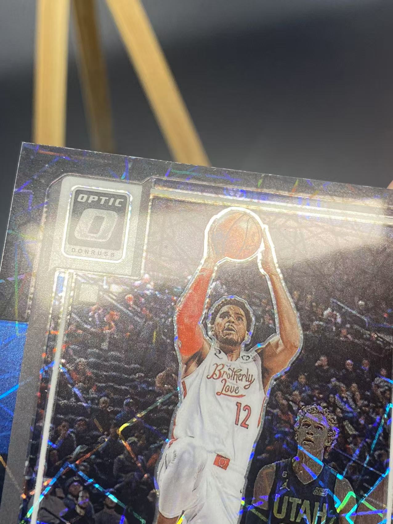 2022-23 【六六代卖】 Optic Tobias Harris 哈里斯 76人 33/39编 黑镭射折射 base 瑕疵如图(永不独行01)