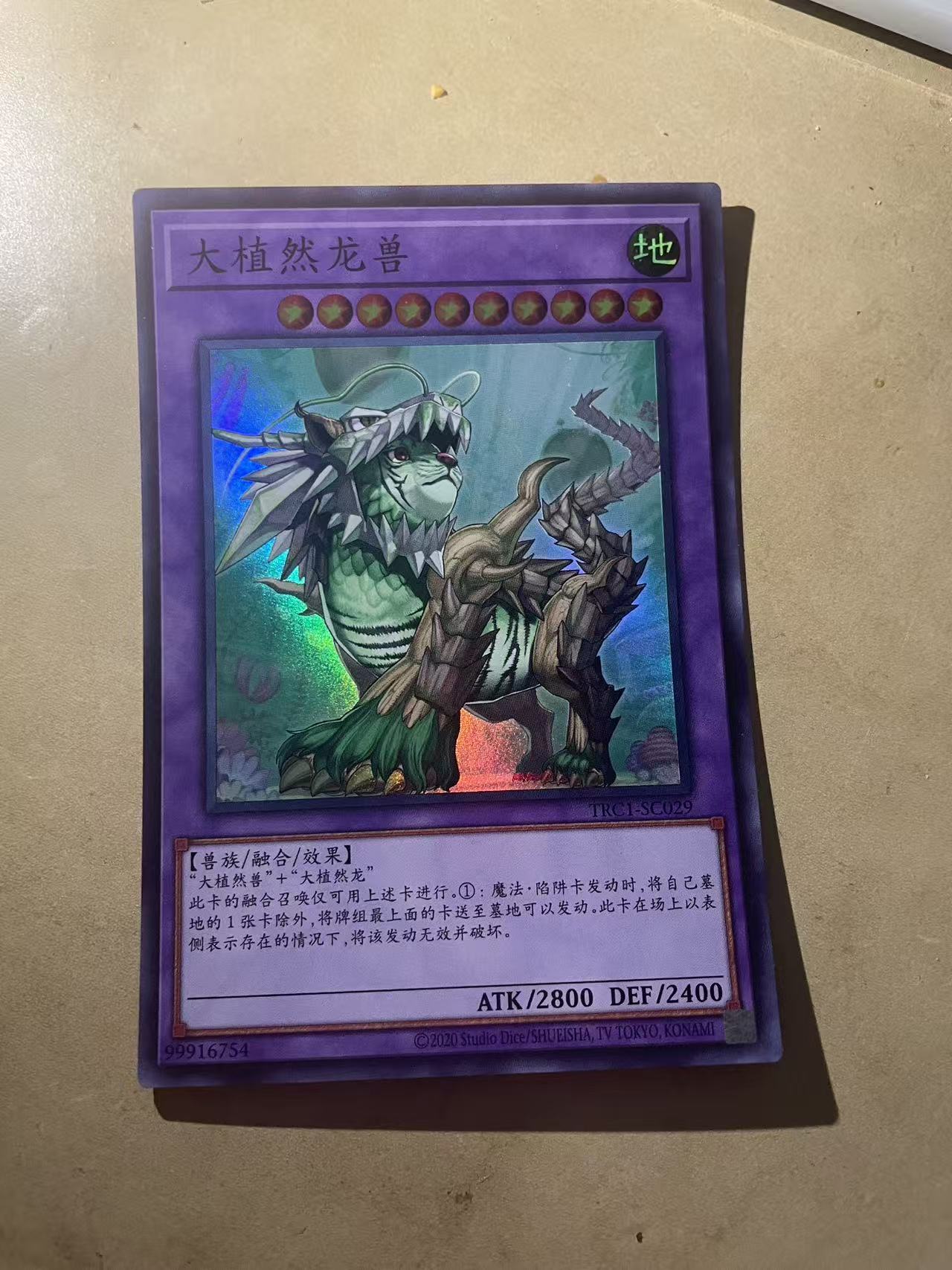 2024 Yu-Gi-Oh! OCG 1 自然木龙兽 SR chs 游戏王 简中 木水拍卖 139