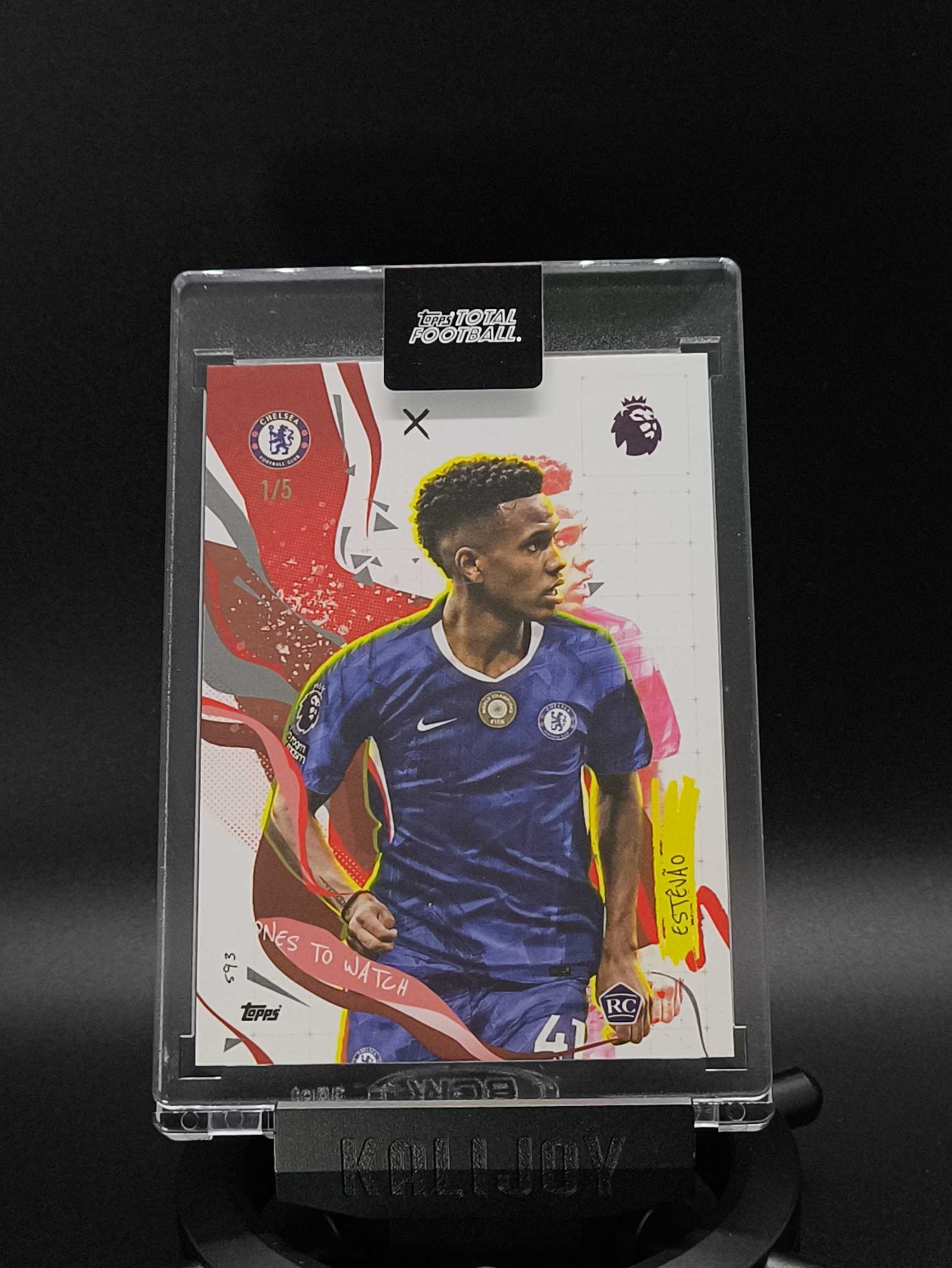 2025-26 Topps Total Football Estêvão RC 埃斯特旺 切尔西 巴西 1/5编 首编 英超 新秀 TTF 原封砖