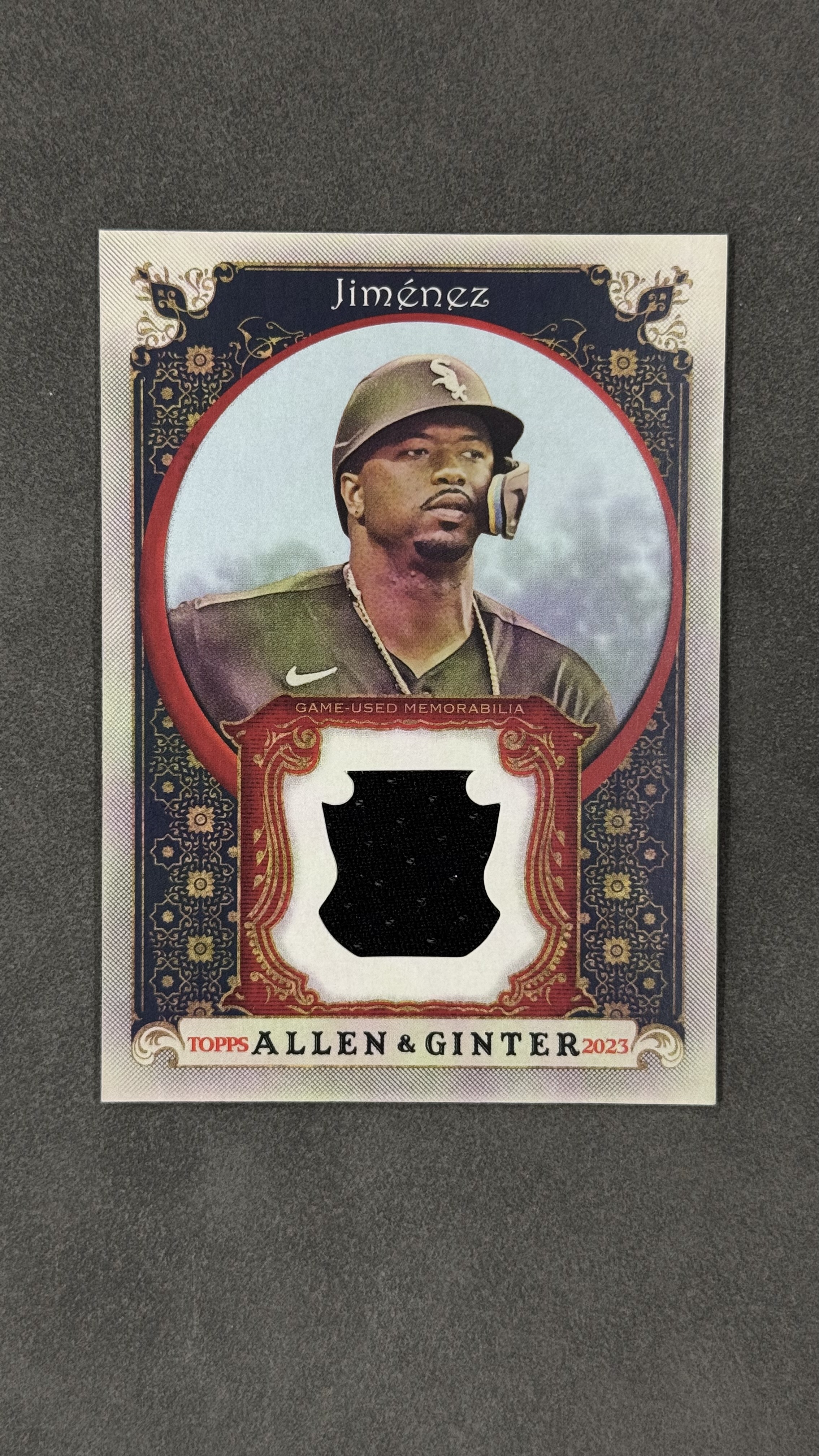 2023 Topps Allen & Ginter Eloy Jimenez 白袜队 埃洛伊・希梅内斯 小窗球衣切割 球衣物料 实卡好看 值得凑套收藏 #AGRB-EJ