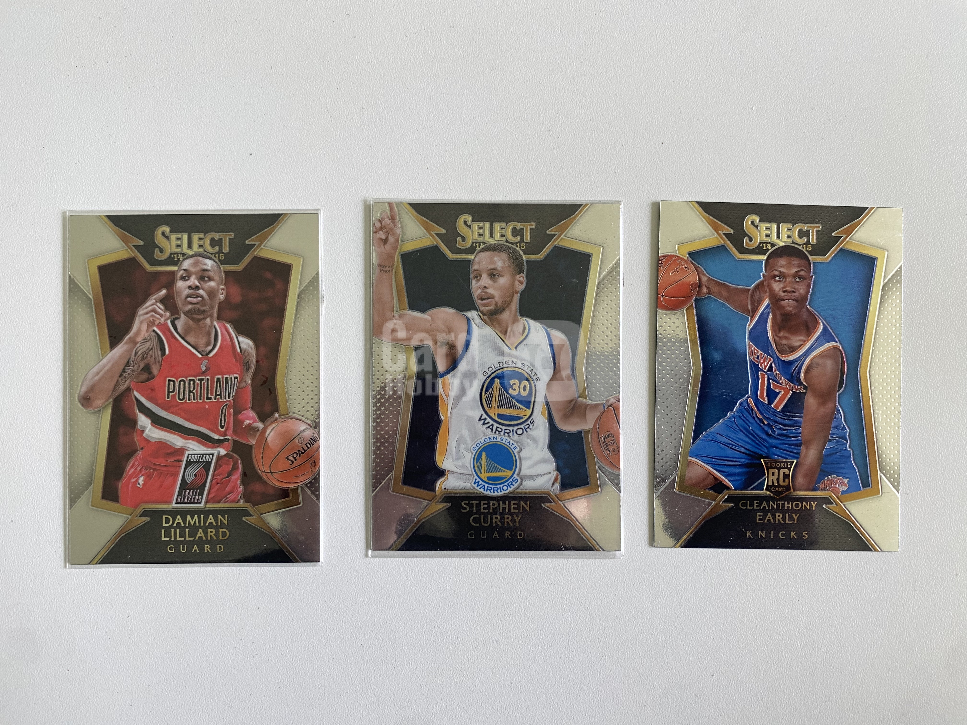 2014-15 Panini Select Stephen Curry 史蒂芬库里达米安利拉德等3张 打包