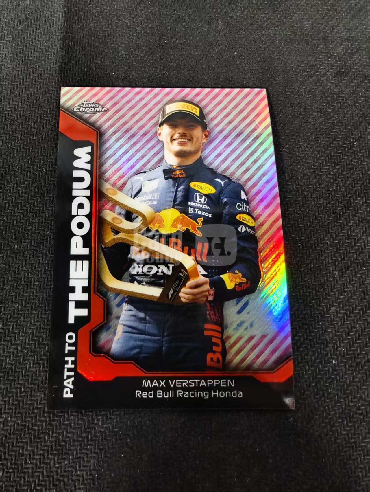 2021 TOPPS F1 CHROME Max Verstappen 红牛 维斯塔潘 银折 the podium特卡 边角瑕疵 #MV