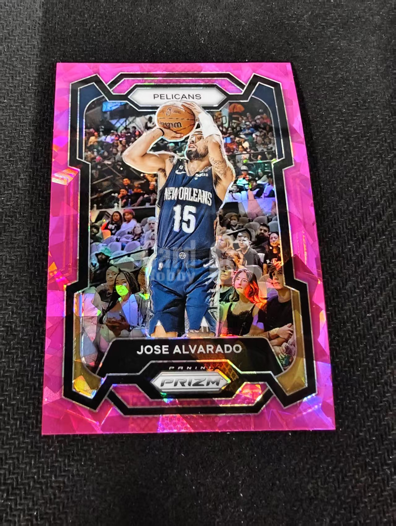 2023-24 Panini Prizm Jose Alvarado Prizm 鹈鹕 何塞 阿尔瓦拉多 粉碎冰 PZ 划痕 边角瑕疵 #244