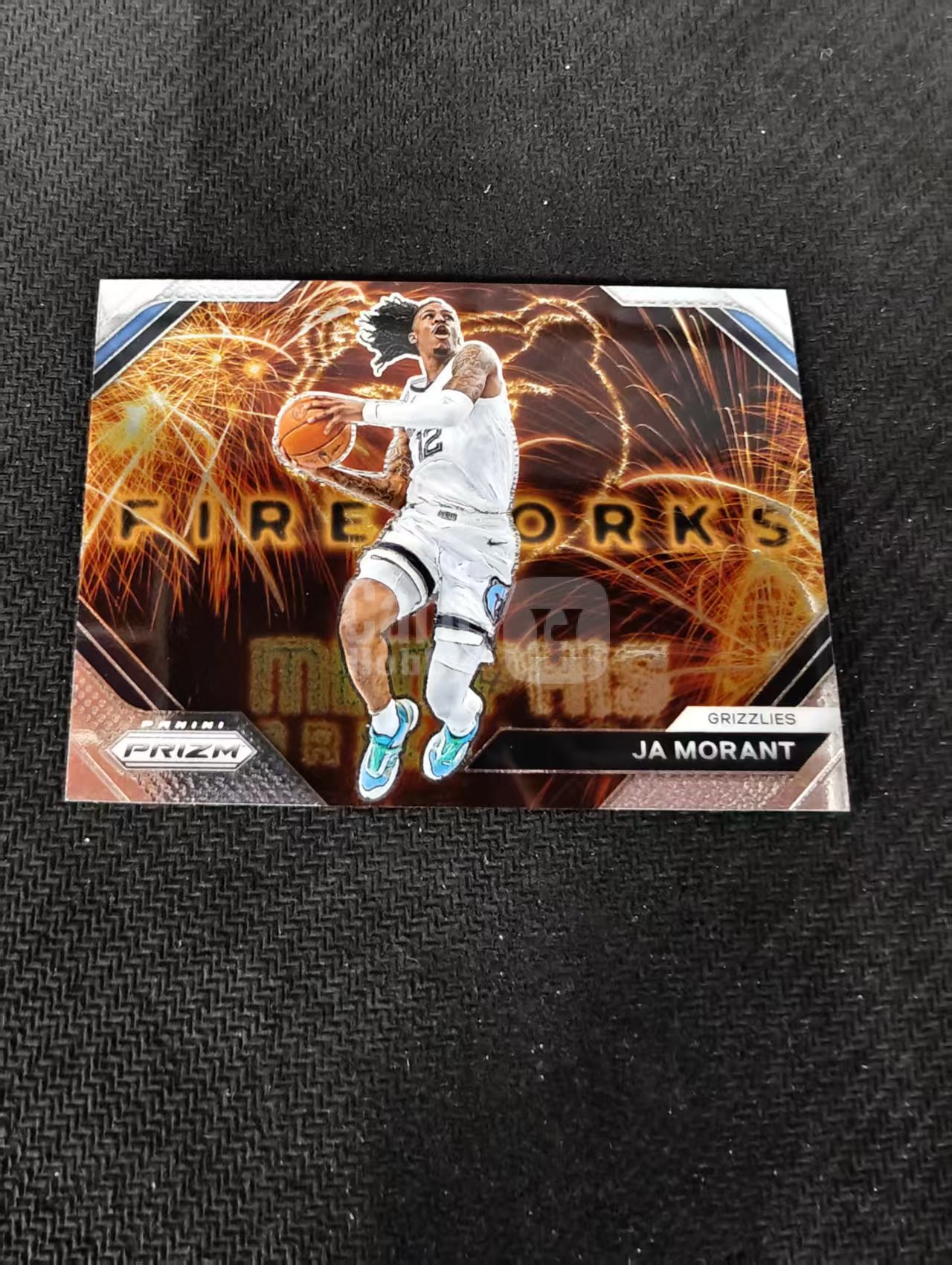 【可合并,不累计】2023-24 Panini Prizm Ja Morant 贾 莫兰特 腰王 灰熊 烟花特卡 PZ 不保卡品 介意勿拍 #8