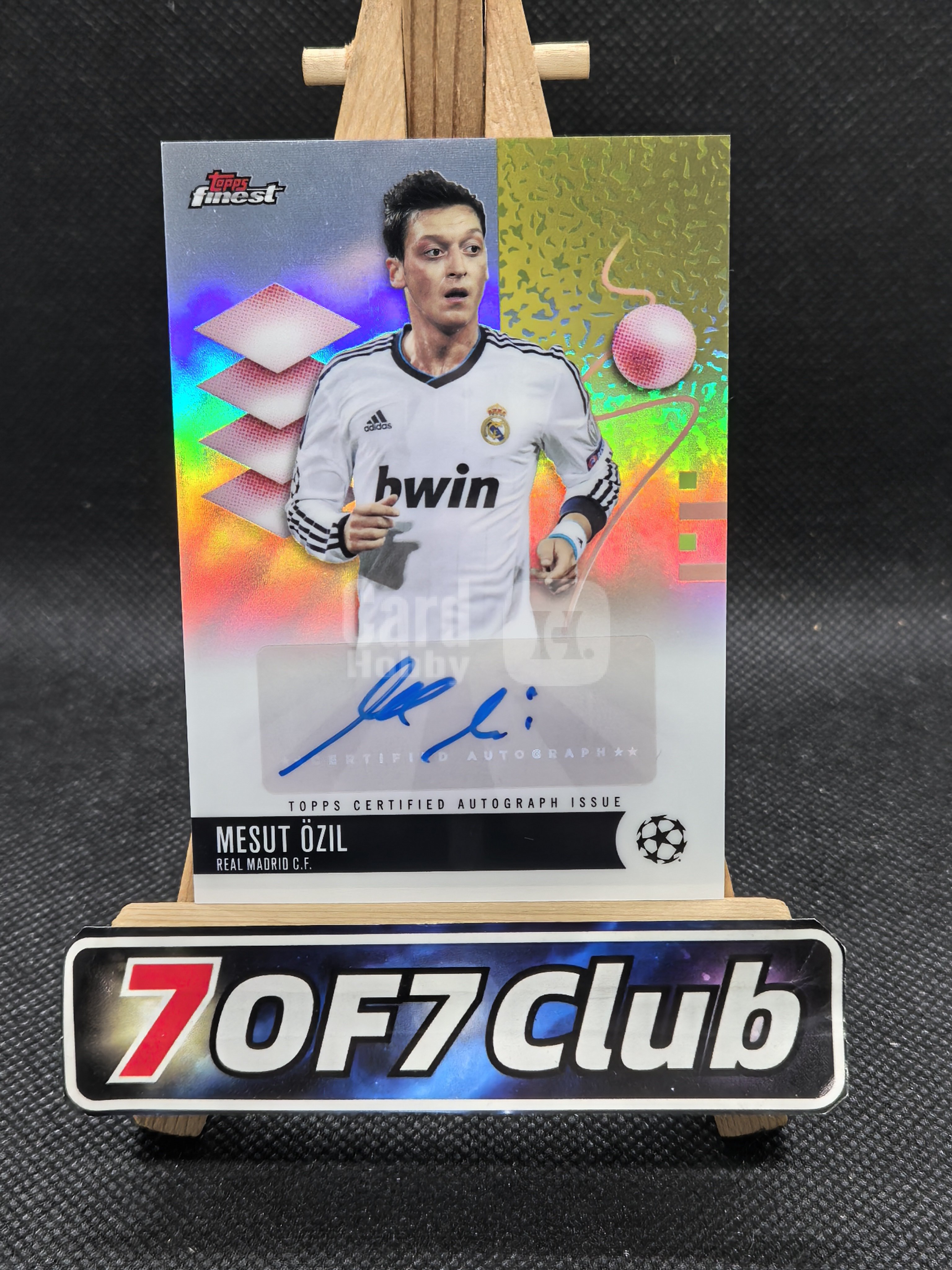 2026 【7OF7Club拍卖】 Finest Mesut Ozil 厄 齐尔 银折 签字 皇马 卡品如图 LZ0802