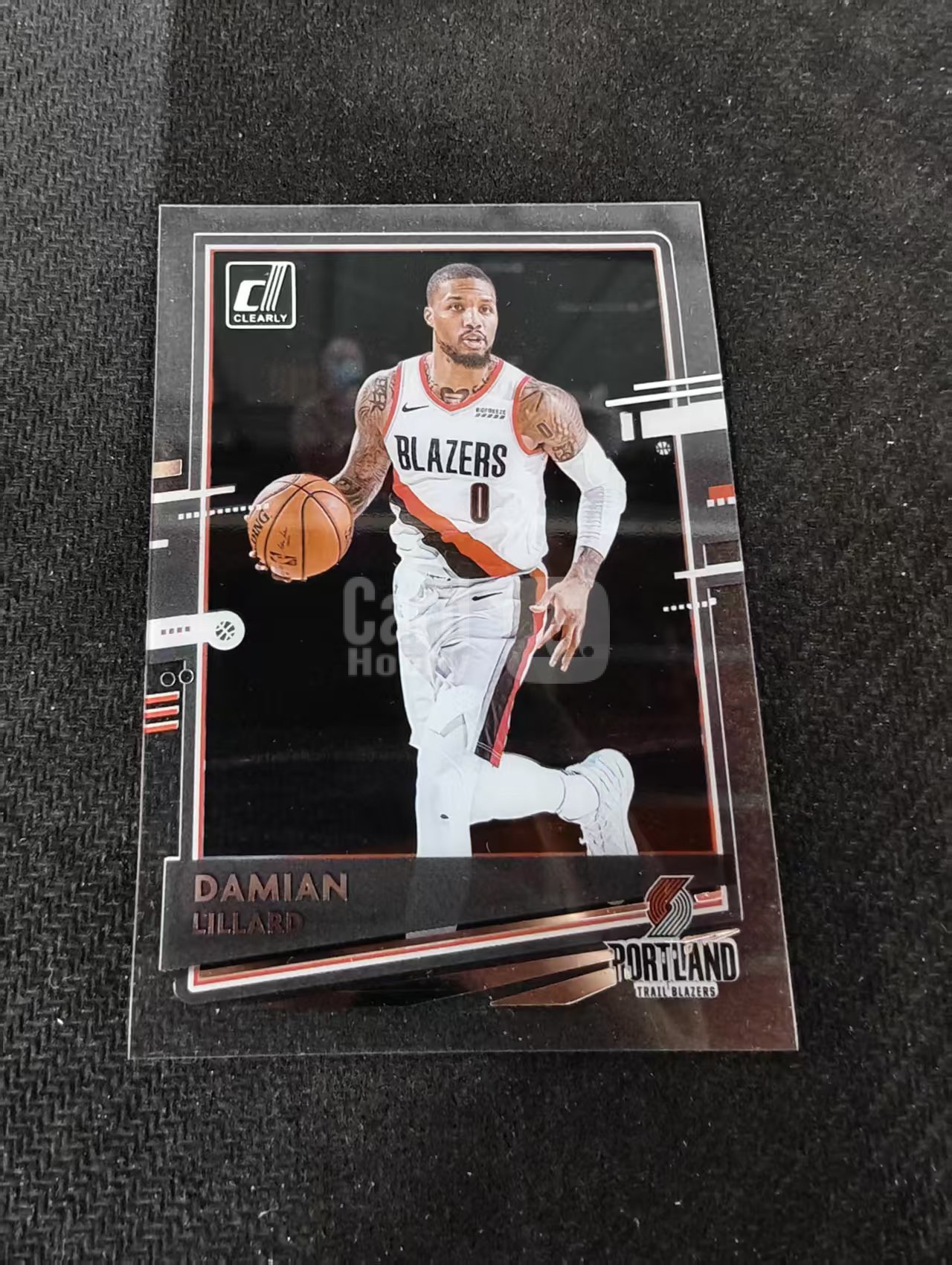 2020-21 Panini Clearly Donruss Damian Lillard 开拓者 达米安 利拉德 杜蕾斯 胶片 划痕 边角瑕疵 #20