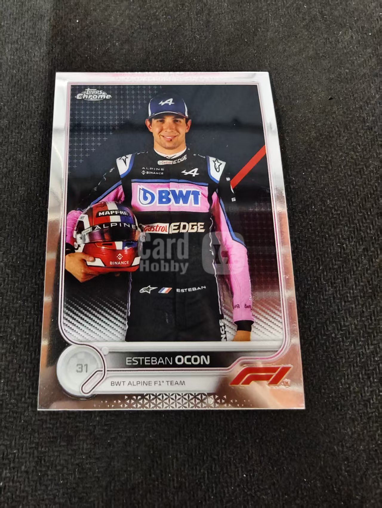2022 Topps Chrome Esteban Ocon F1 阿尔滨车队 埃斯特班 奥康 划痕 边角瑕疵 #41