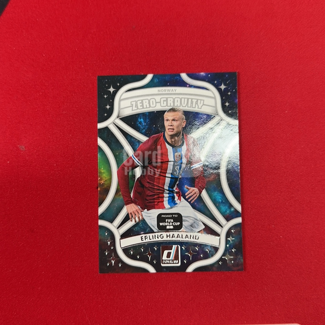 【四喜代拍】2025-26 Panini Donruss 世界杯 杜蕾斯 Erling Haaland 哈兰德 挪威 2零重力特卡 卡品如图(polo)
