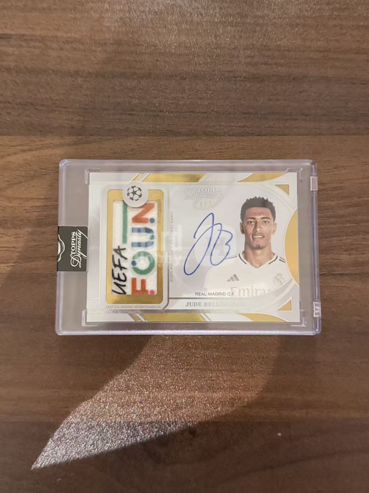 2025 Topps Dynasty Jude Bellingham 【EC代卖】王朝系列 贝林厄姆 1/1编 签字 卡签 OFO 暴力切割 PA 切赞助商 英格兰夺冠大热 原封砖 皮卡揪P