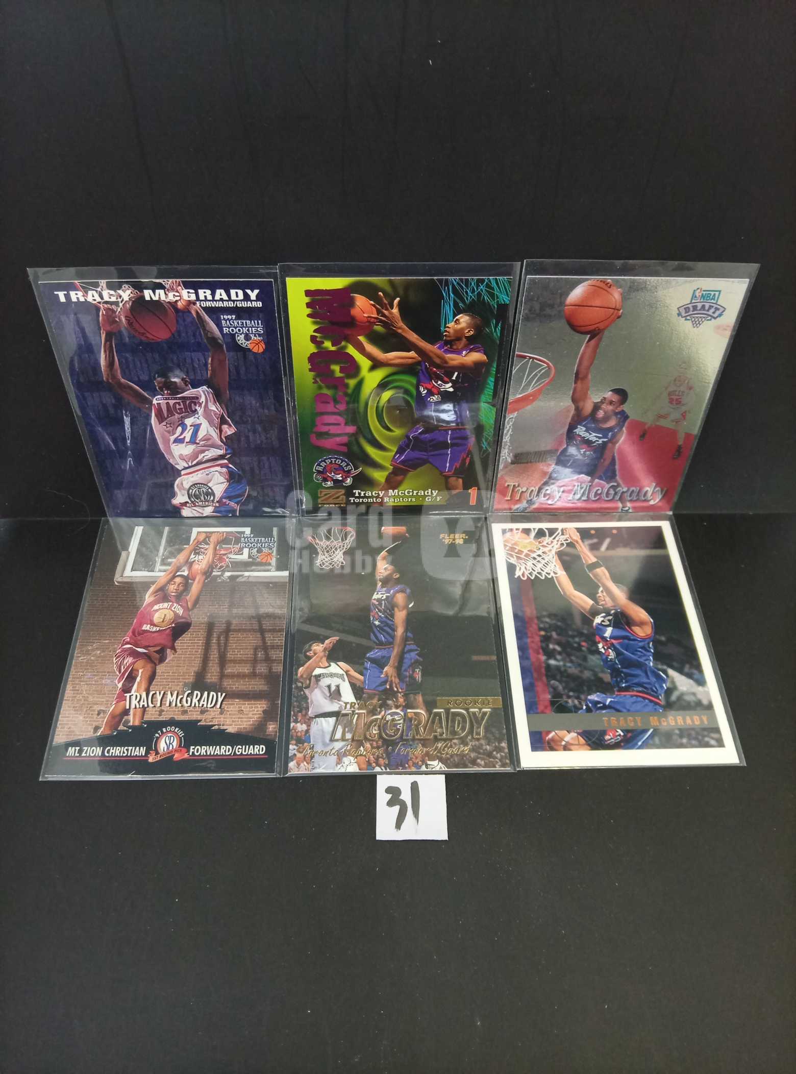 【DC拍卖】7.19 特雷西・麦克格雷迪 Tracy McGrady 97-98 年 新秀 / 高中 / 猛龙队 多系列球星卡套装