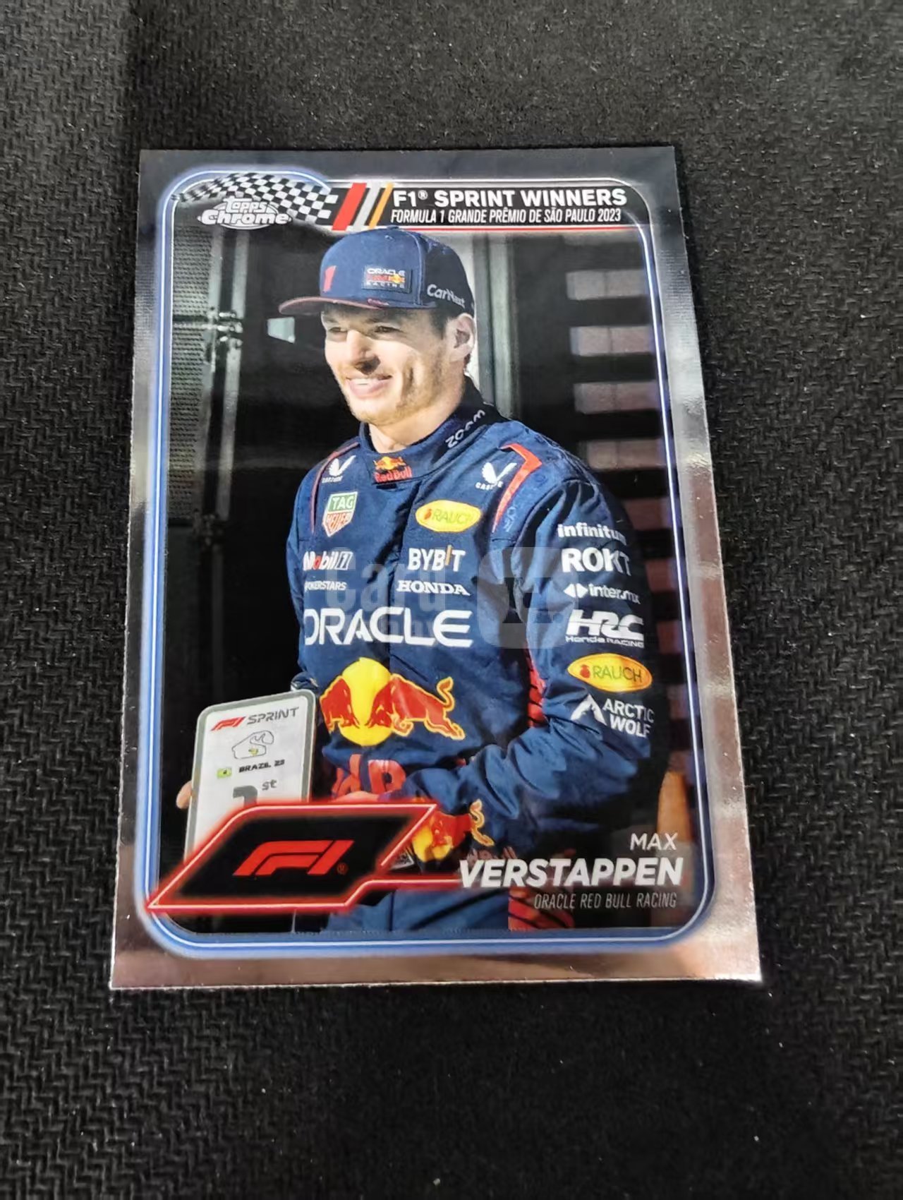 2024 Topps Chrome F1 Max Verstappen 维斯塔潘 红牛 划痕 边角瑕疵 #153