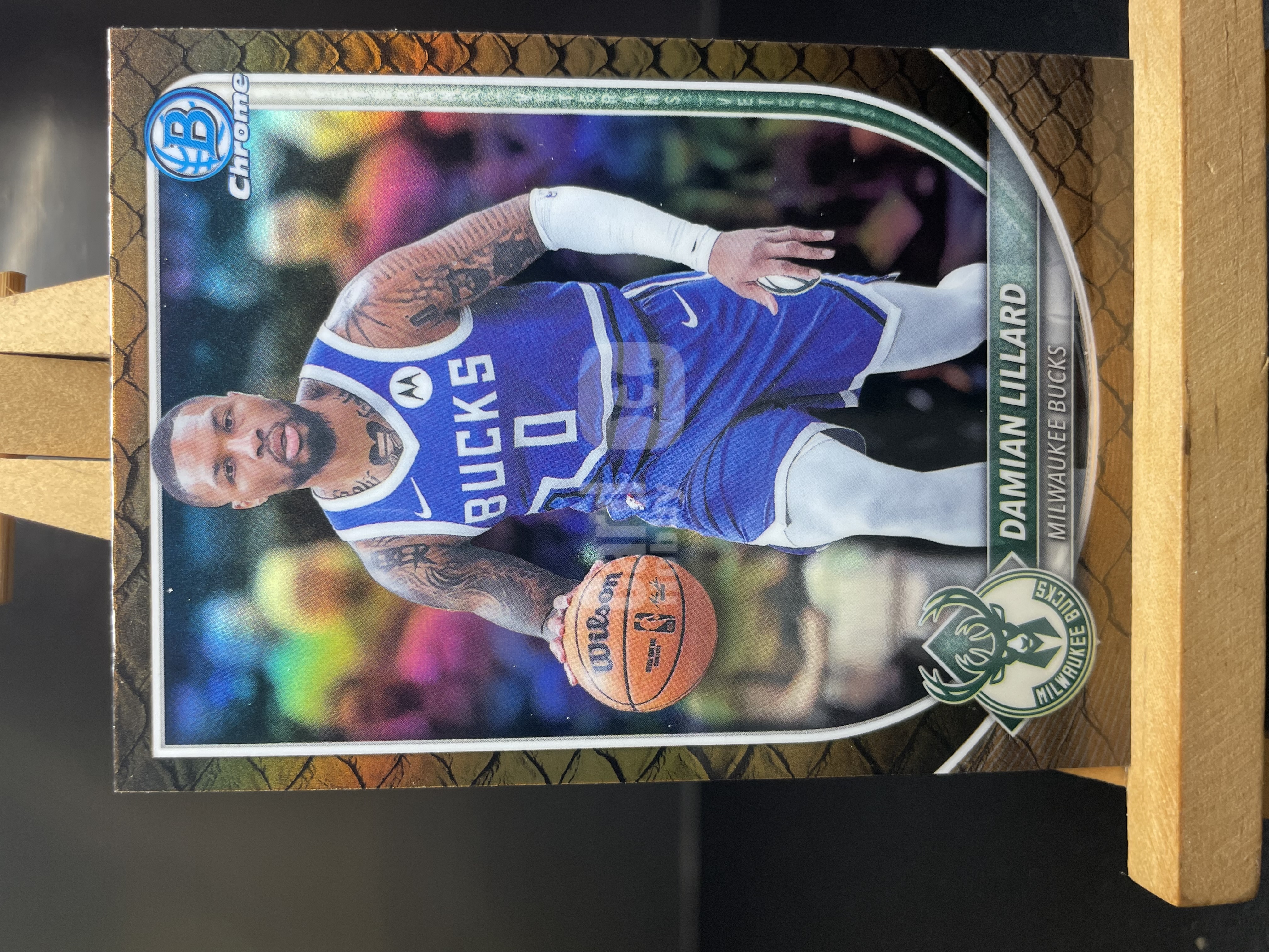 (A7) 2025 TOPPS 棕 蛇纹折 利拉德 利指导 雄鹿 近期大热球星 收藏凑套必备 卡品如图 !!!