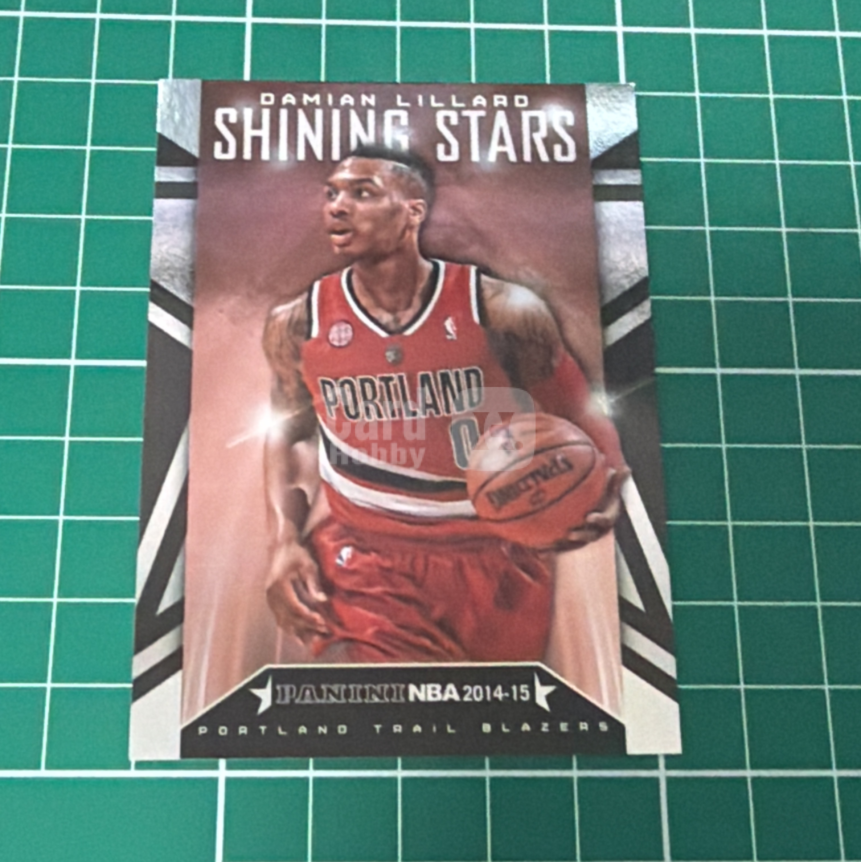 2014-15 Panini S.p.A Damian Lillard 中雅图/中亚图 达米安利拉德 利指导 聚光灯特卡 闪耀明星 闪卡 Shining Stars 老卡 绝版卡 稀有大比例