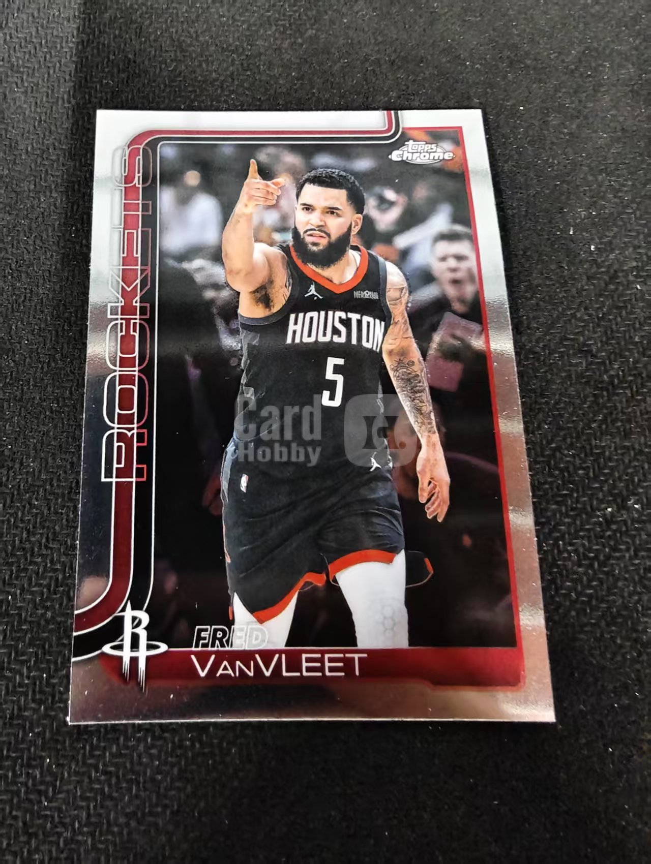 2026 Topps Chrome Update Fred VanVleet 弗雷德 范弗利特 火箭 TCU 划痕 边角瑕疵 #61