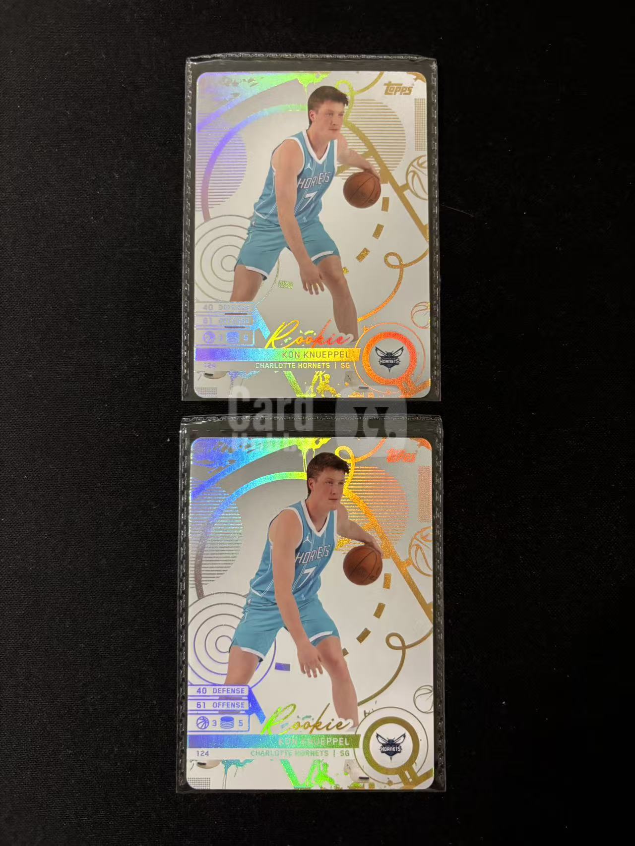 【星辰】TOPPS 2025 match attax 游戏版 BASE 克努佩尔 K神 KK 黄蜂队 RC 新秀 KNUEPPEL 二张打包 原封膜