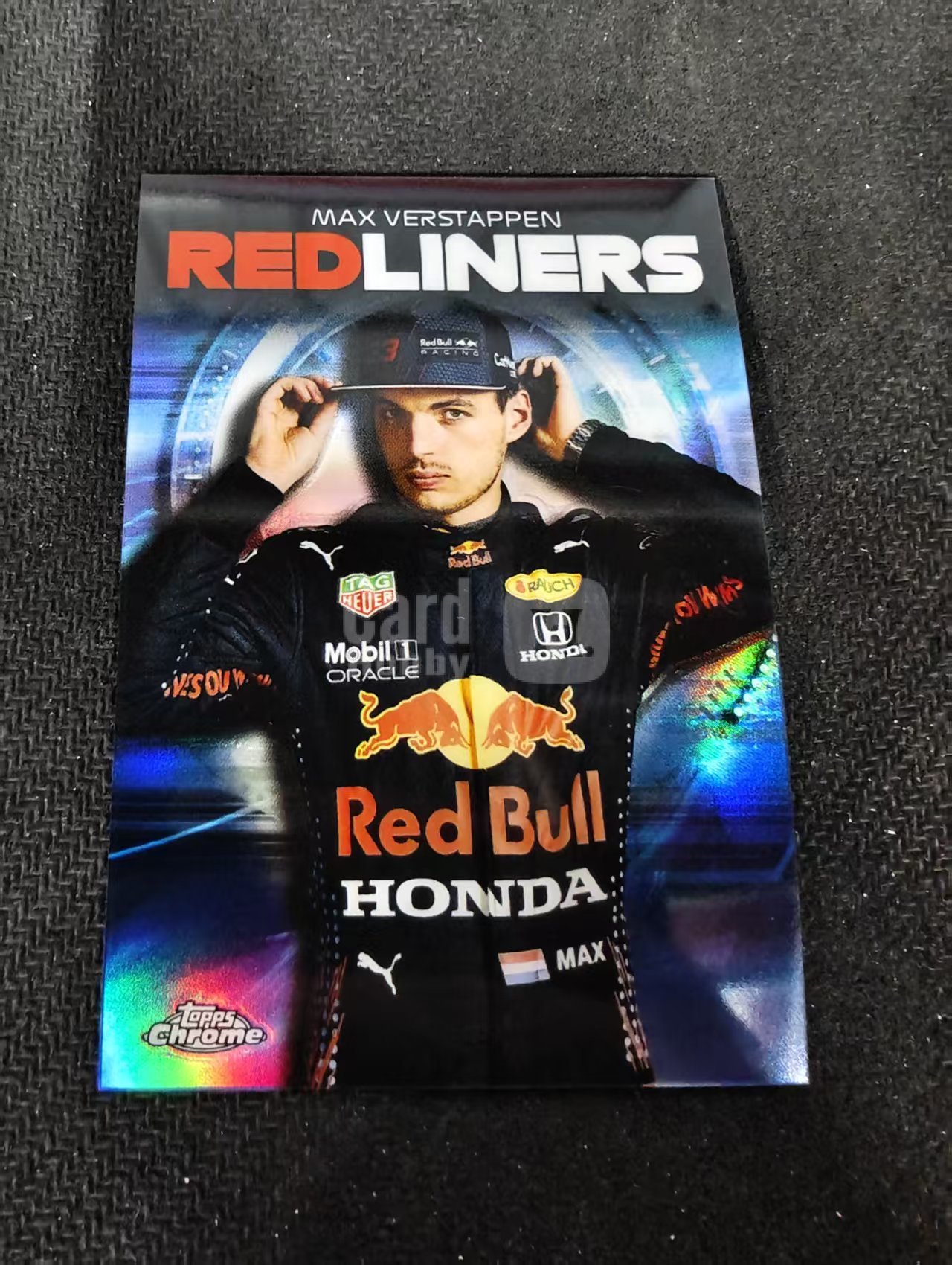 2021 Topps Chrome Max Verstappen F1 银折 red liners 特卡 红牛 维斯塔潘 边角瑕疵 #3