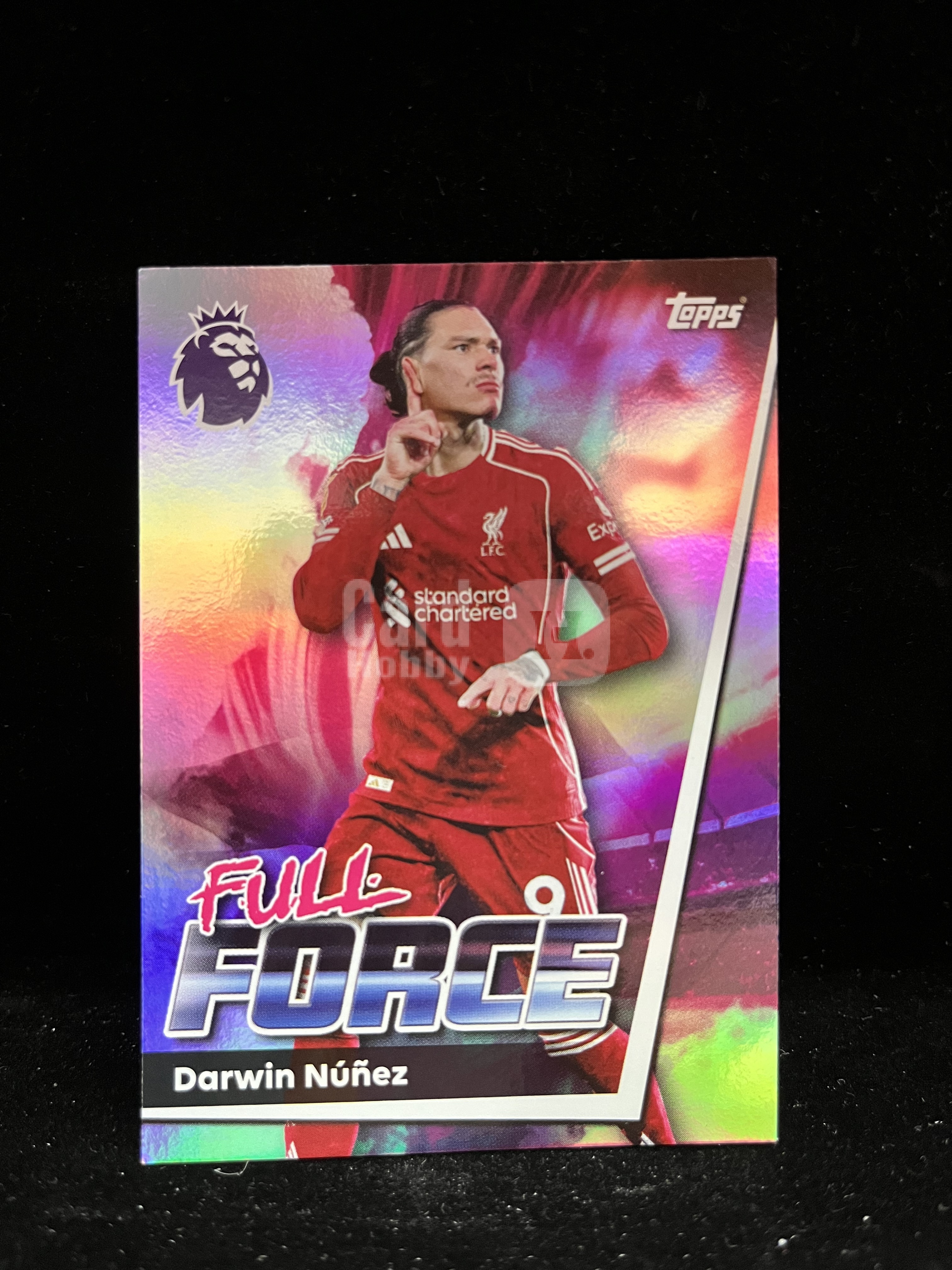 免费代拍 2025 Topps Premier League Full Force 英超 达尔文·努涅斯 Darwin Núñez 折射 卡品如图#C479