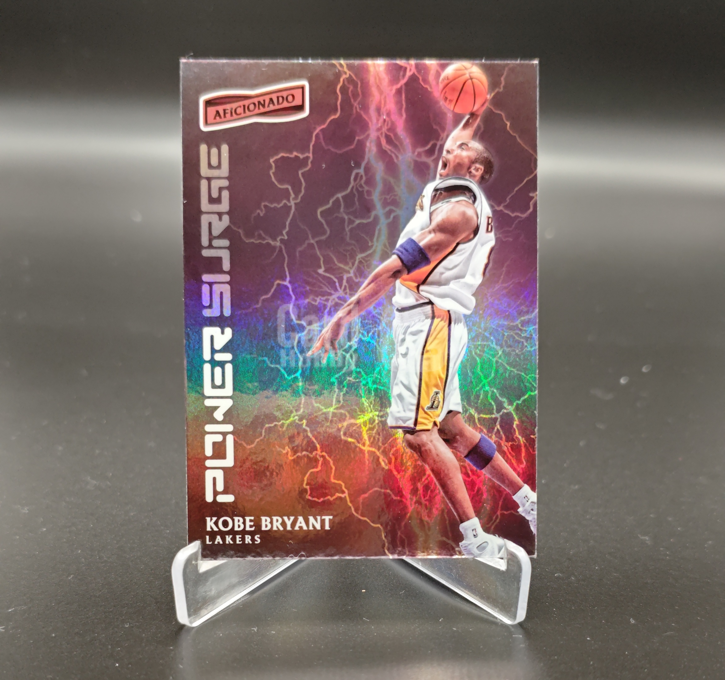 2016-17 Panini Aficionado Kobe Bryant #13 科比 布莱恩特 小飞侠 曼巴 黑曼巴 mamba 洛杉矶湖人 闪电特卡 折射 卡品如图