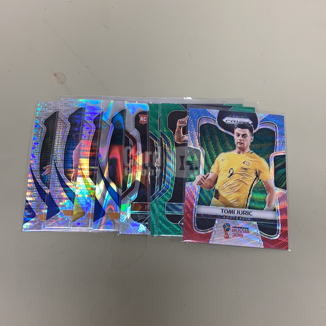 【小牛代拍】2018 Panini Prizm Tomi Juric 世界杯PZ 尤里奇 澳大利亚 三色折 打包 卡品如图(车仔面)